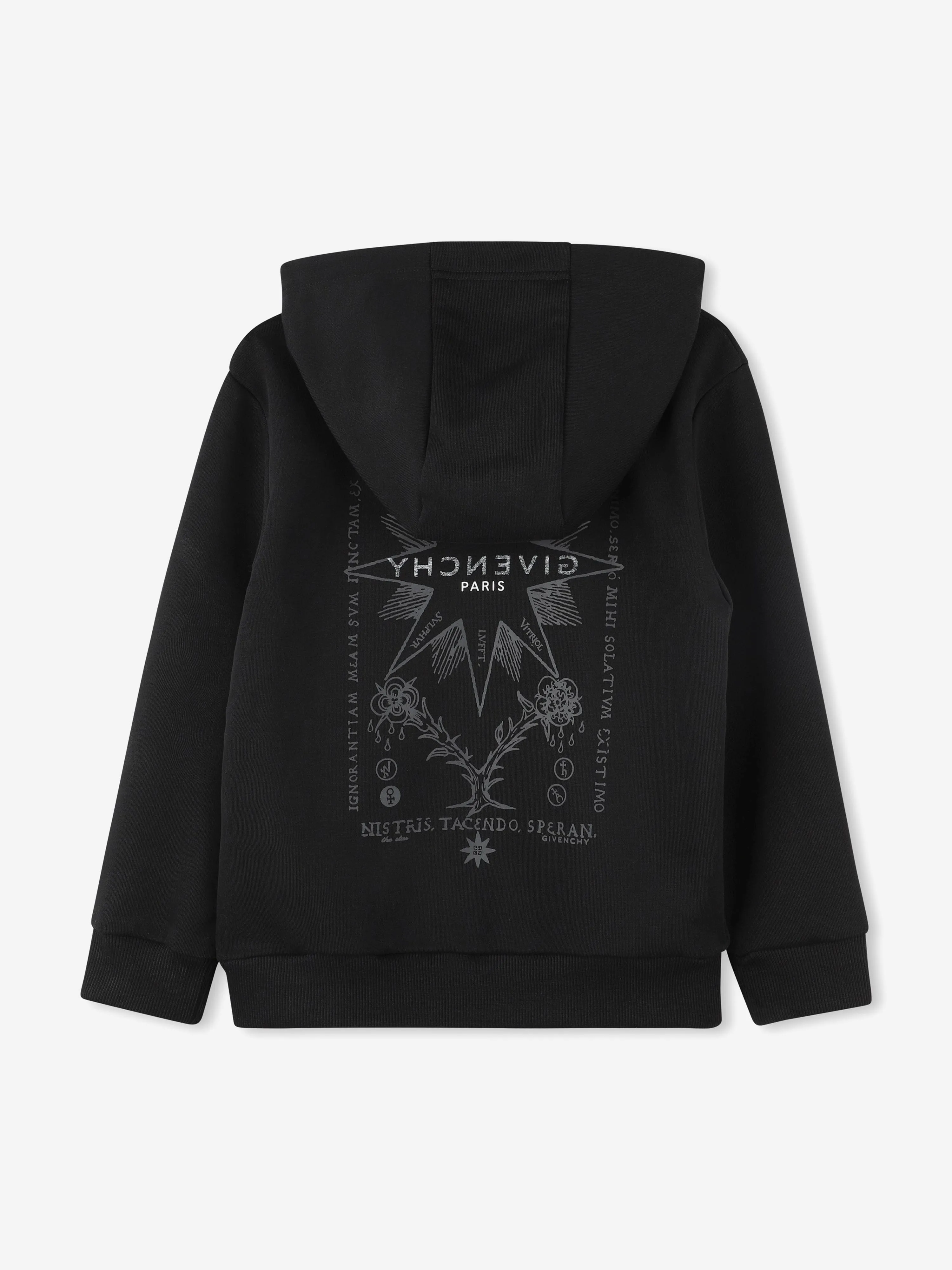 Jungen Logo Hoodie in Schwarz