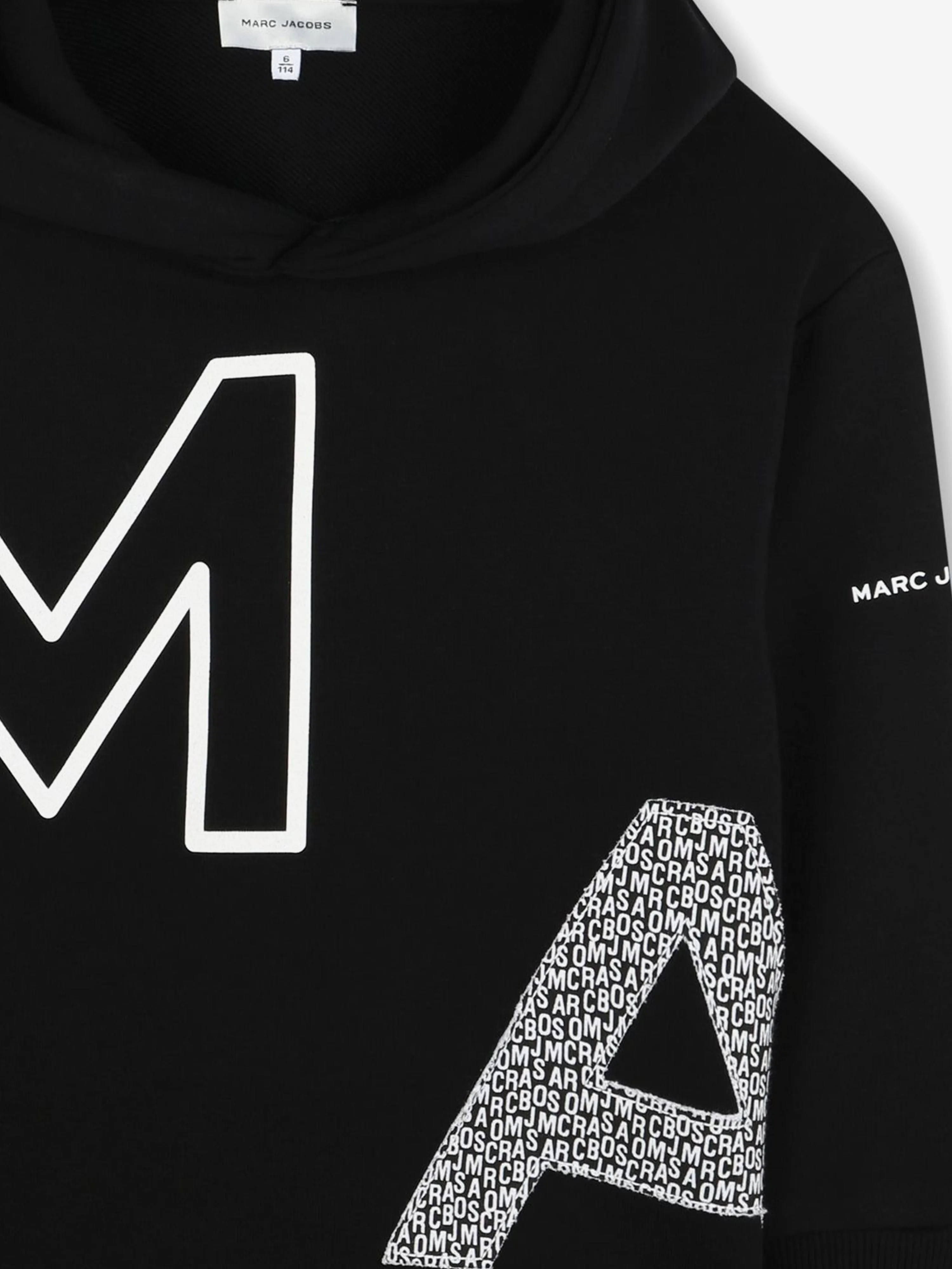 Jungen Logo Hoodie in Schwarz
