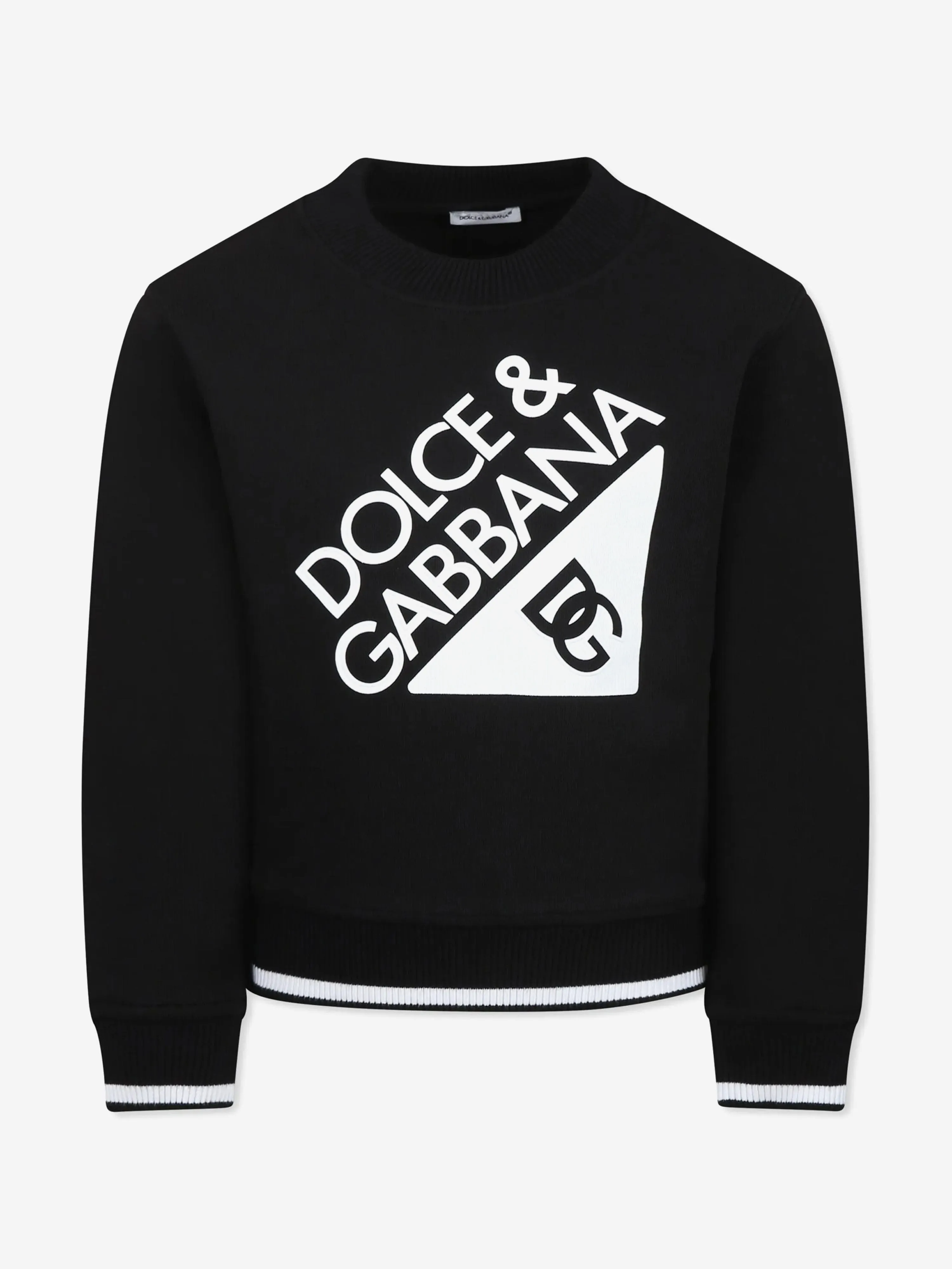 Jungen Logo Sweatshirt in Schwarz