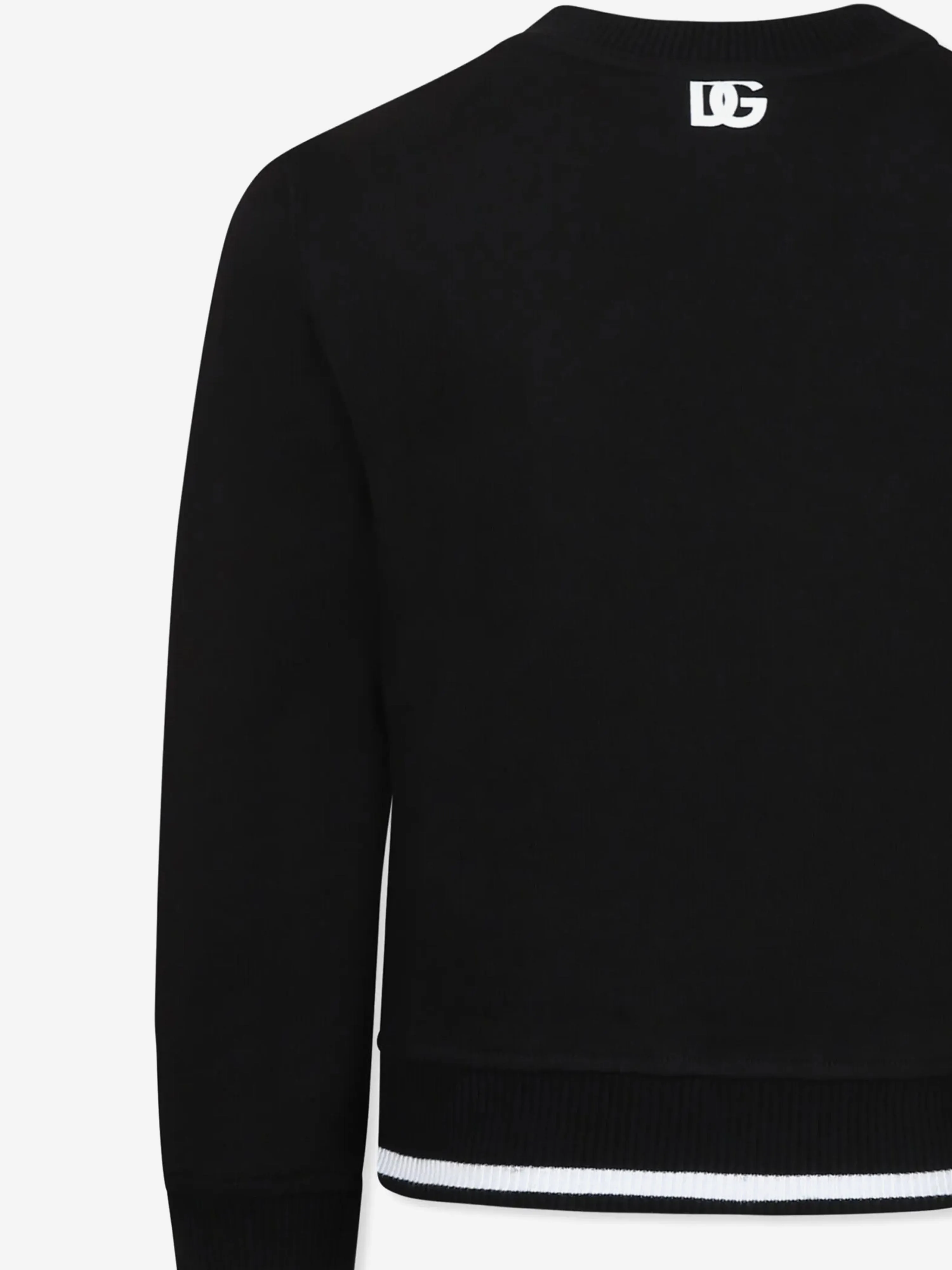 Jungen Logo Sweatshirt in Schwarz