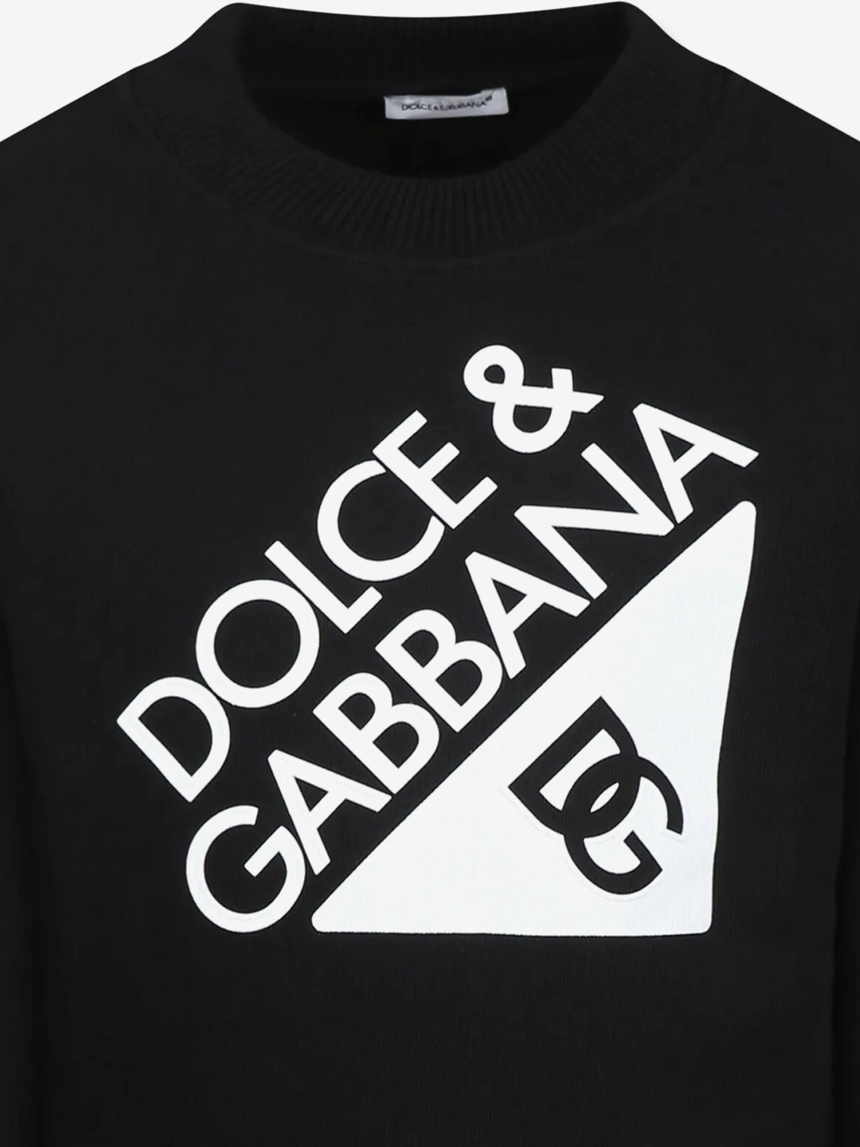 Jungen Logo Sweatshirt in Schwarz