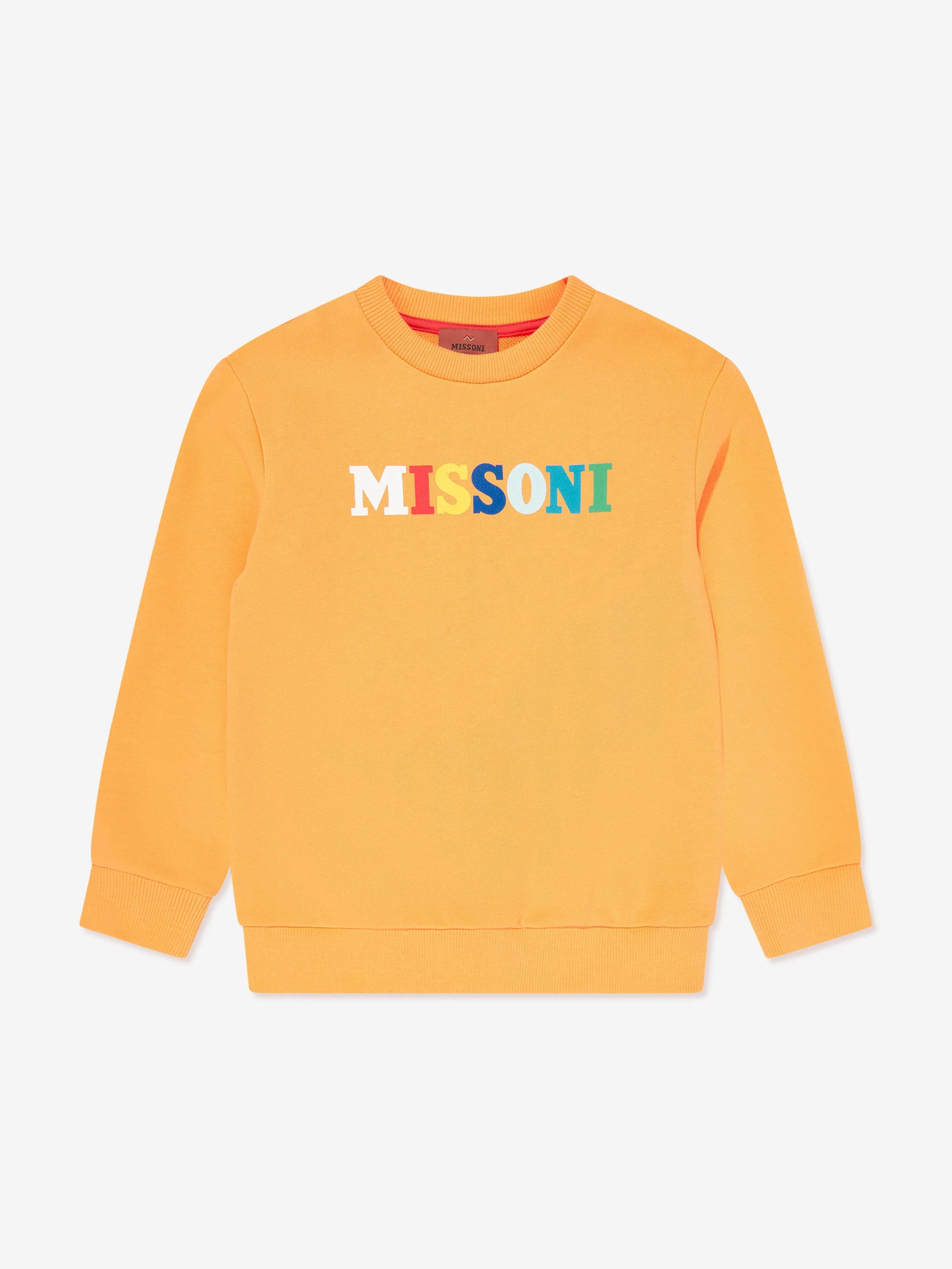 Jungen Logo Sweatshirt in Orange