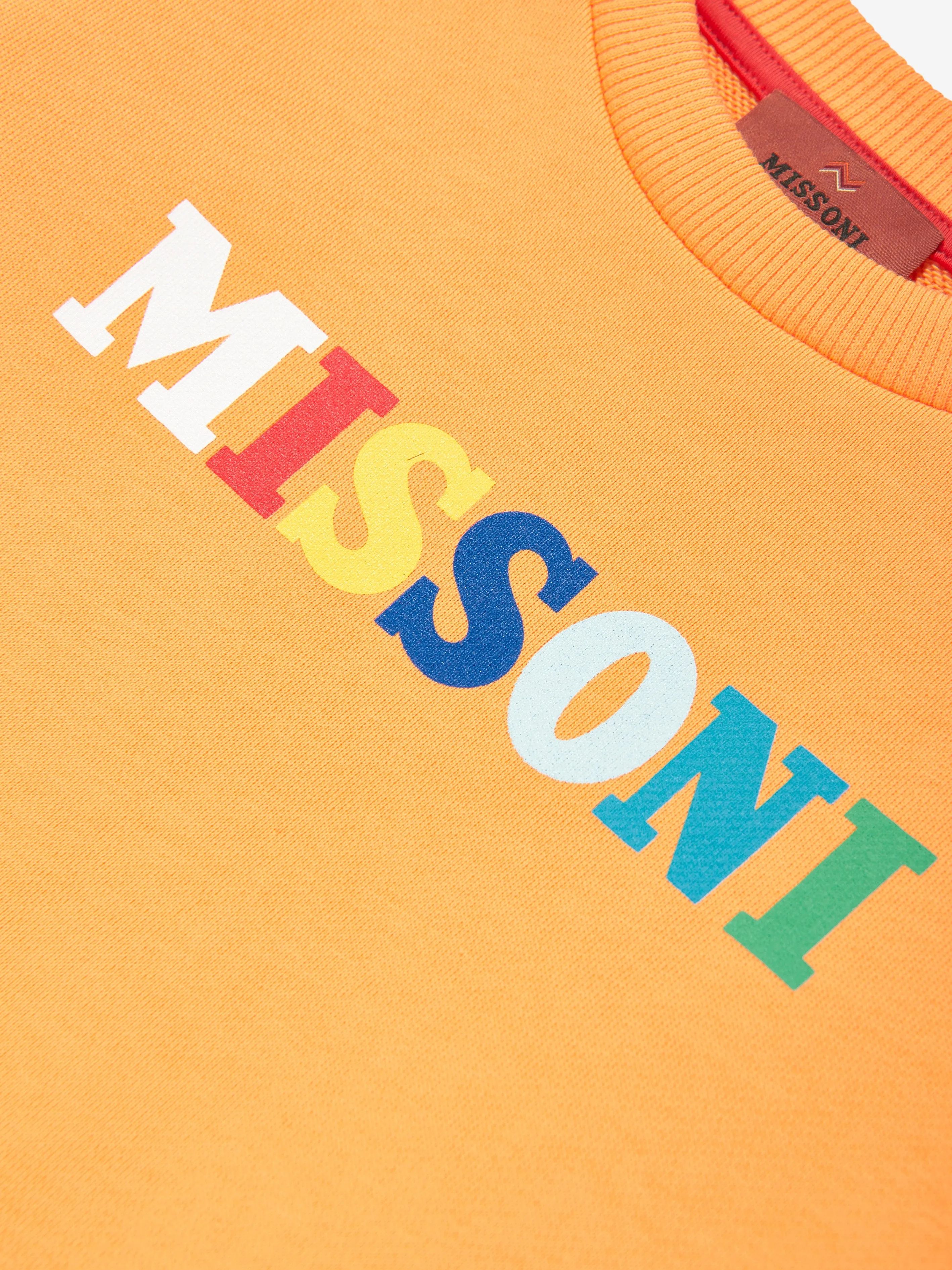 Jungen Logo Sweatshirt in Orange