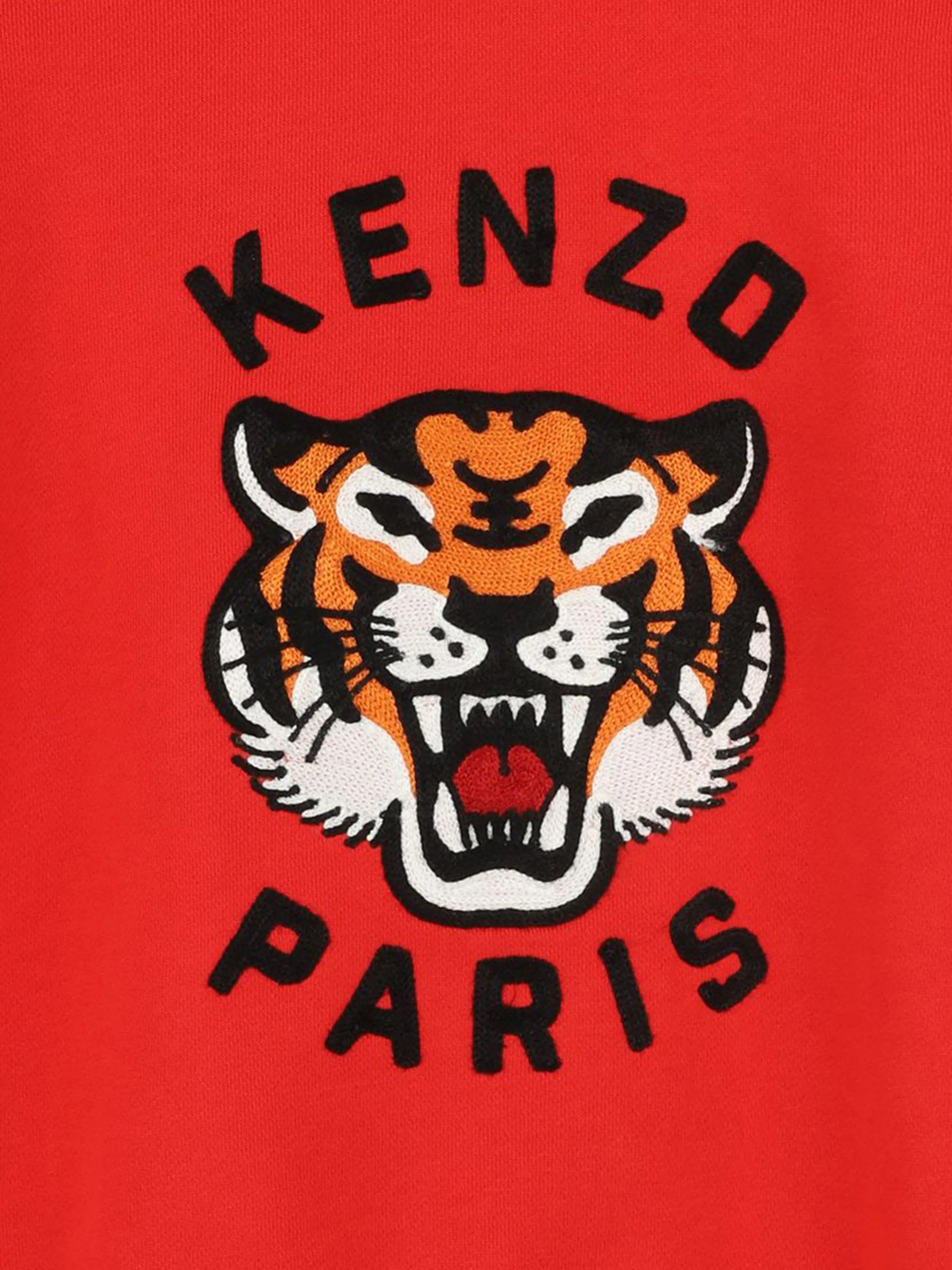 Roter Tiger-Sweatshirt für Jungen