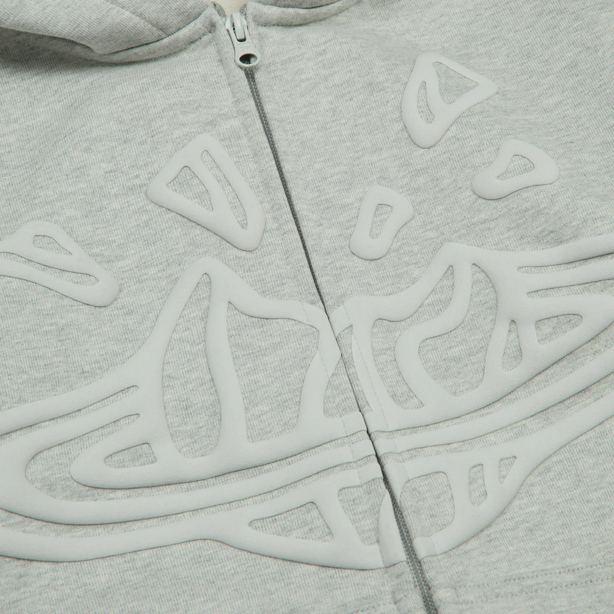 Broken Planet Ash Heather Grey Reißverschluss-Hoodie Broken Planet Kleidung