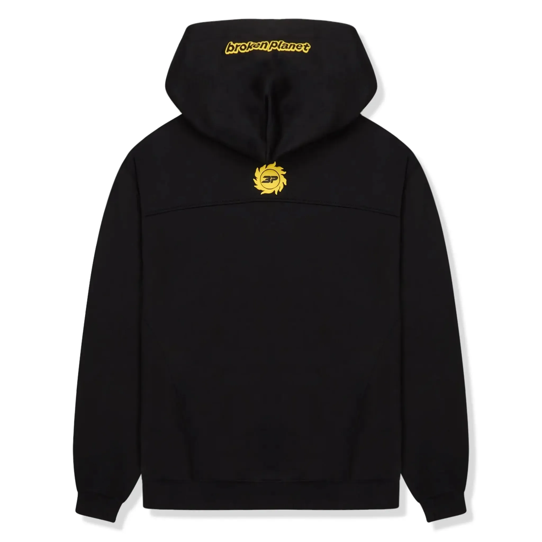 Broken Planet Cosmic Speed Mitternachtsschwarze Kapuzenpullover Broken Planet Kleidung