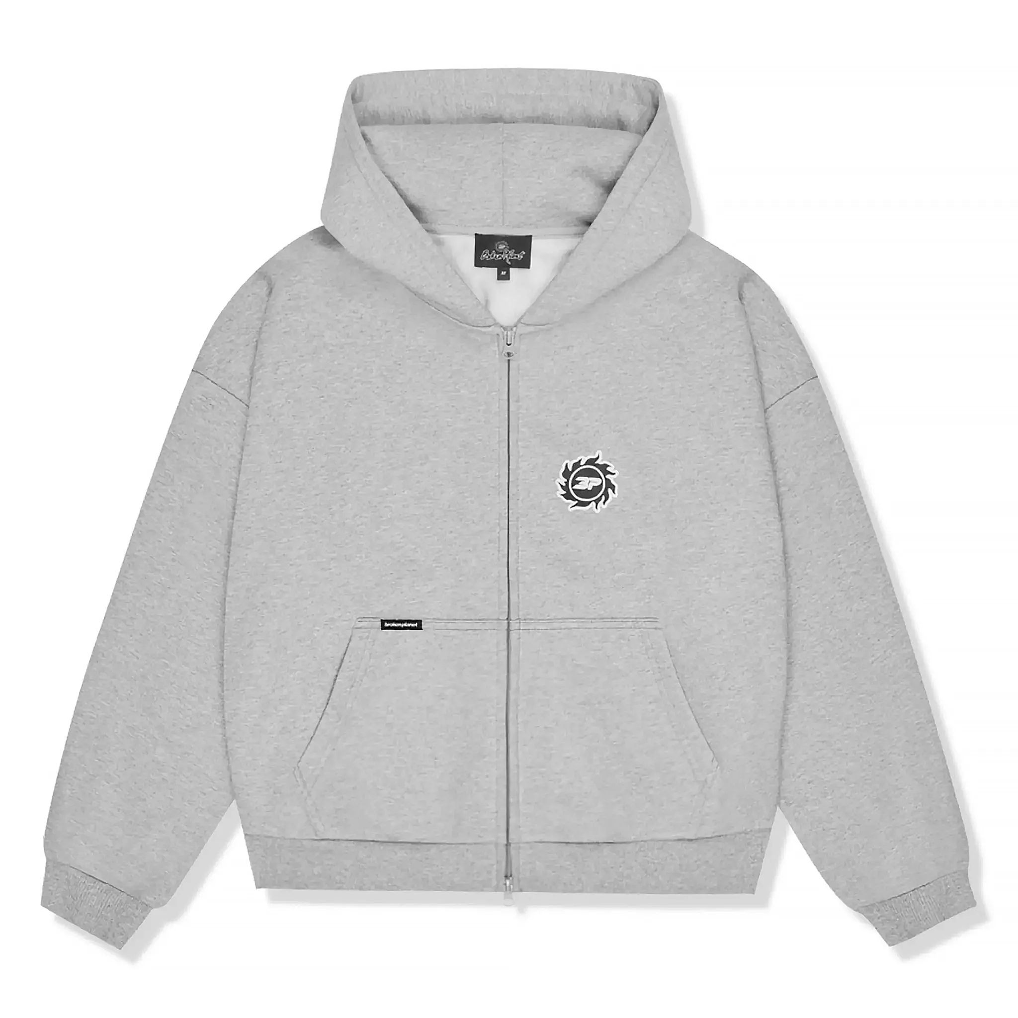 Broken Planet Sun Heather Grey Reißverschluss-Hoodie Broken Planet Kleidung
