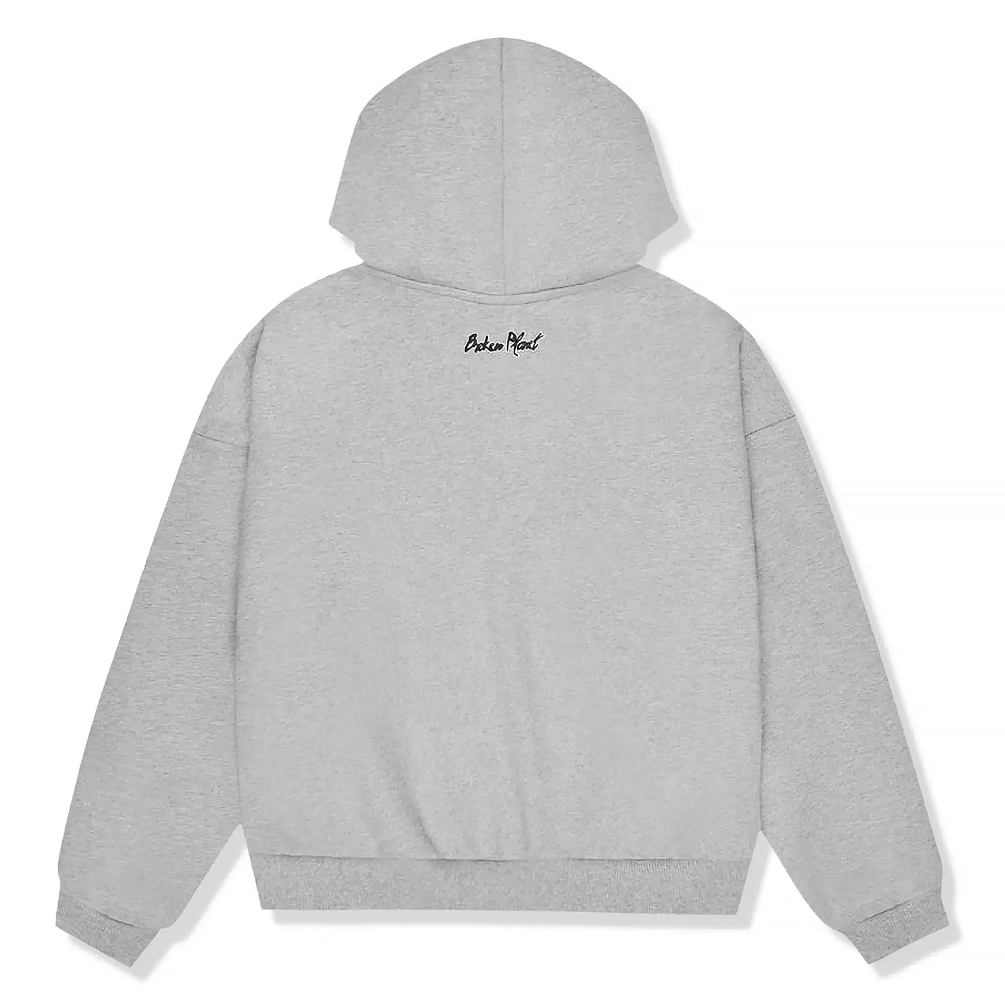Broken Planet Sun Heather Grey Reißverschluss-Hoodie Broken Planet Kleidung
