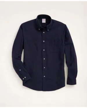 Brooks Brothers Herren Madison Relaxed-Fit Portugiesisches Flanellhemd Marine Brooks Brothers
