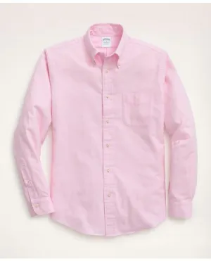 Brooks Brothers Herren Regent Regular-Fit Portugiesisches Flanellhemd Hellrosa Brooks Brothers