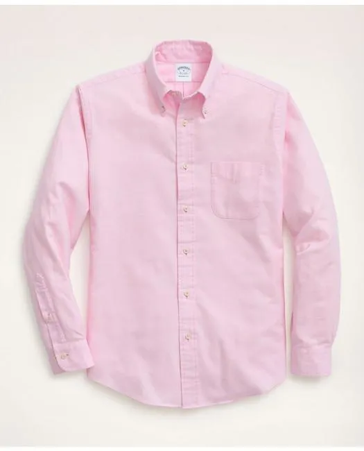 Brooks Brothers Herren Regent Regular-Fit Portugiesisches Flanellhemd Hellrosa Brooks Brothers