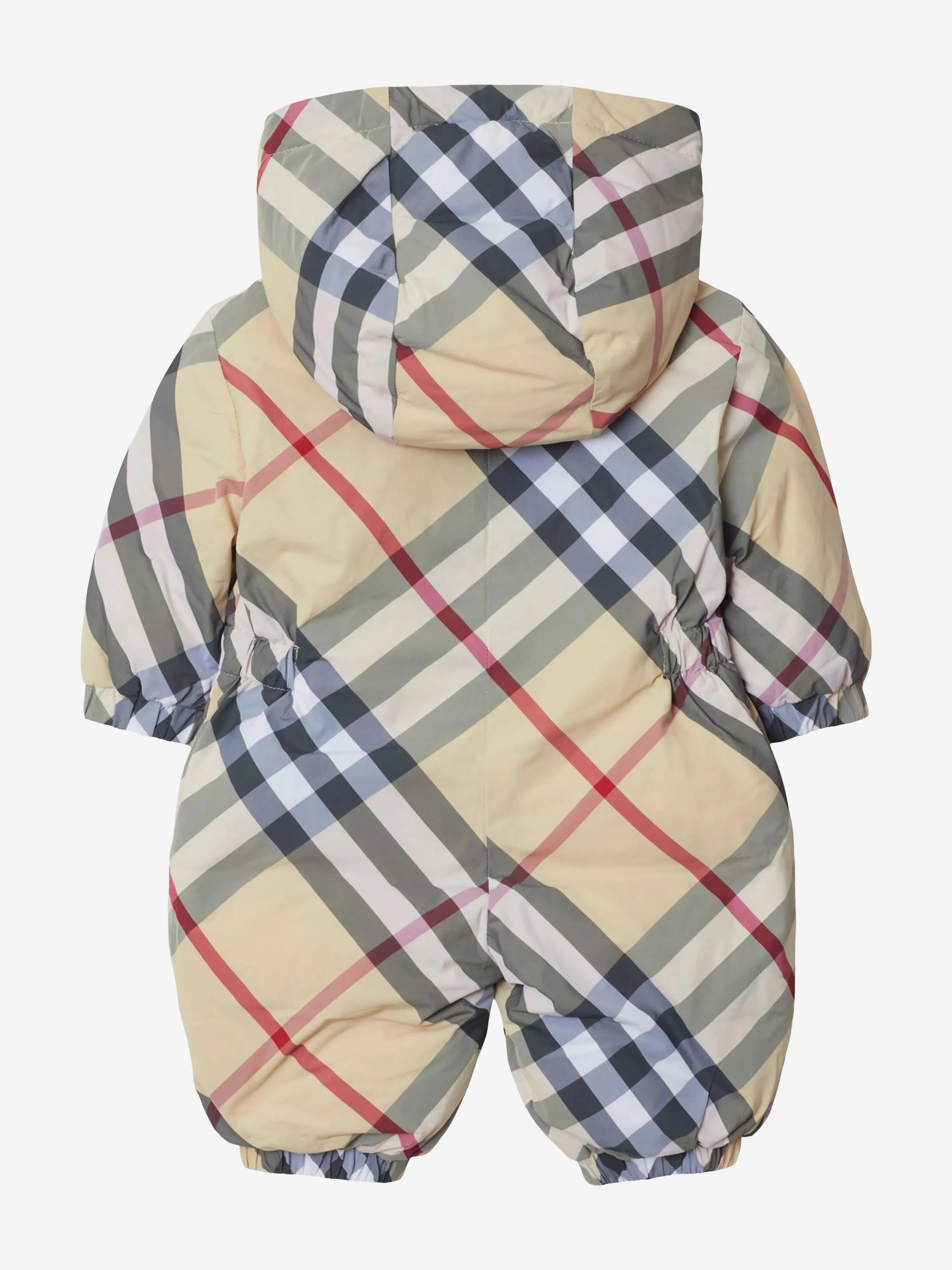 Burberry Baby Robson Check Schneeanzug in Beige