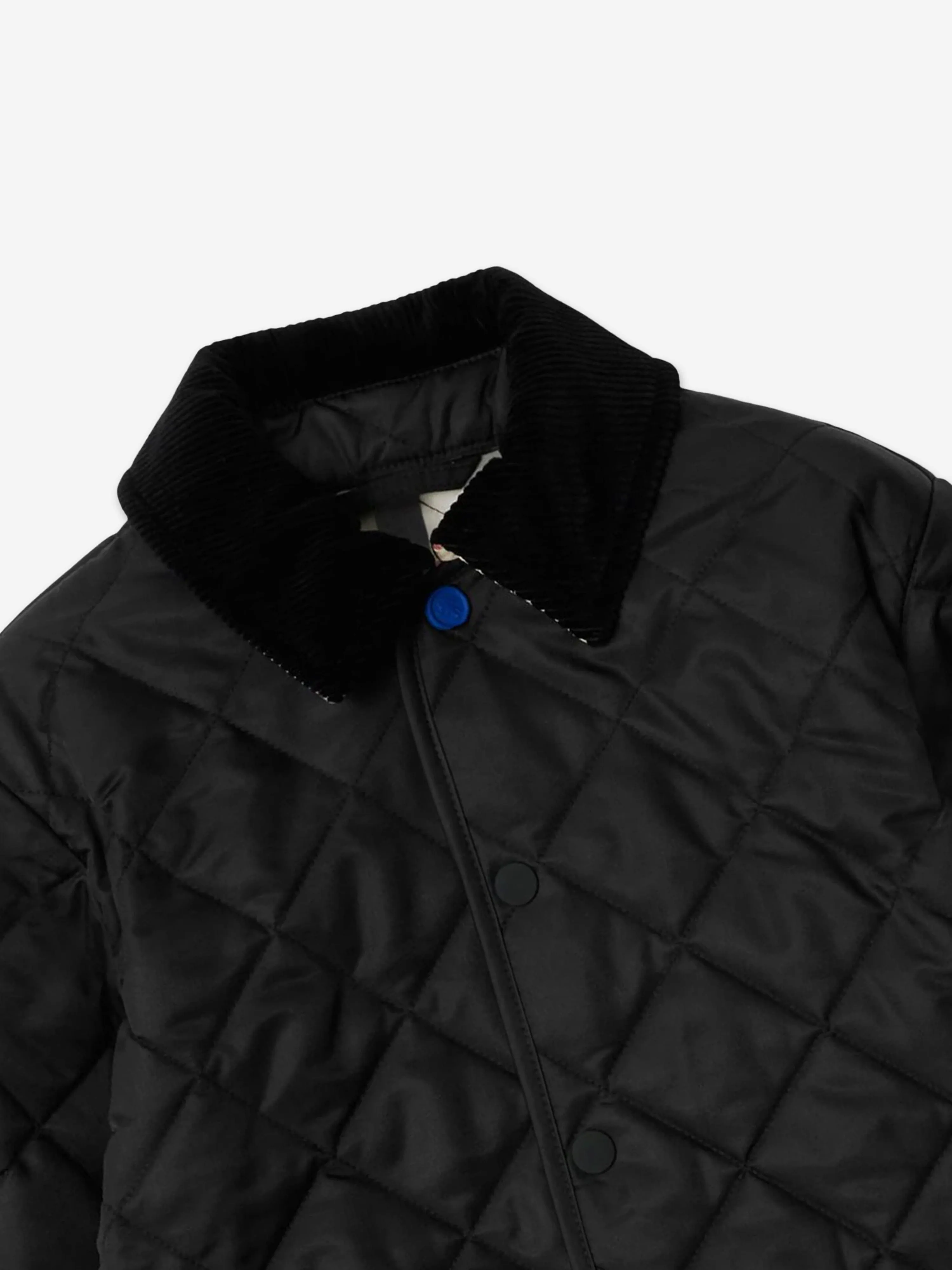 Burberry Boys Indy Steppjacke in Schwarz