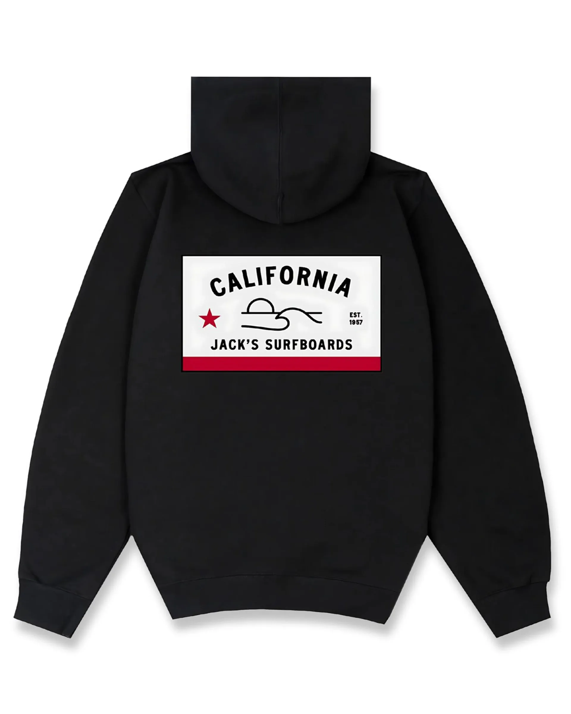 CA Stamp Pullover Hoodie - Schwarz
