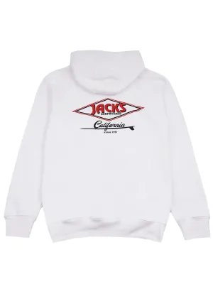 Cal Diamond Classic Pullover Hoodie - Weiß
