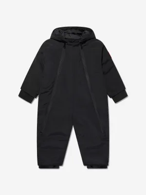 Canada Goose Baby Lamm Schneeanzug in Schwarz
