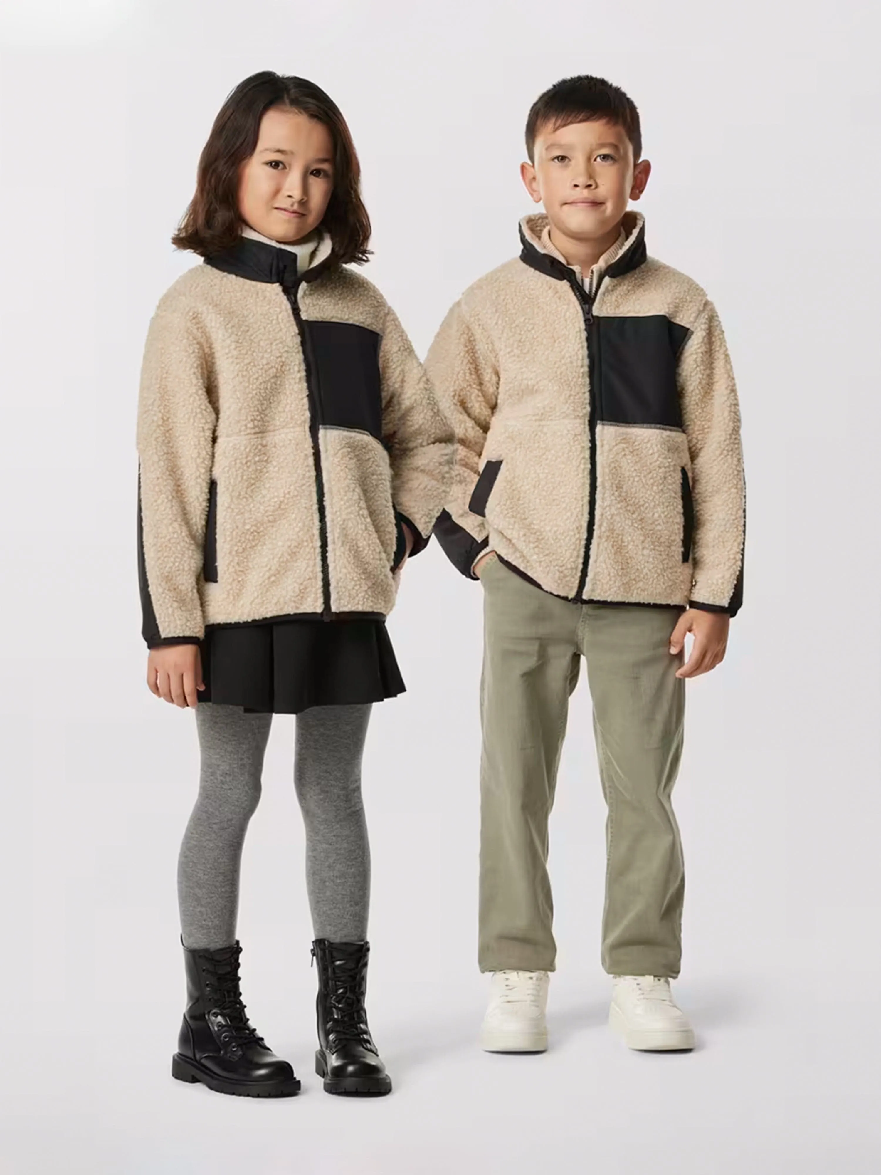 Canada Goose Kids Simcoe Fleece Jacke in Beige