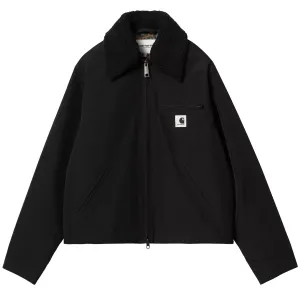 Carhartt WIP Damen Newkirk Jacke Schwarz / Camo Leo Tamarind