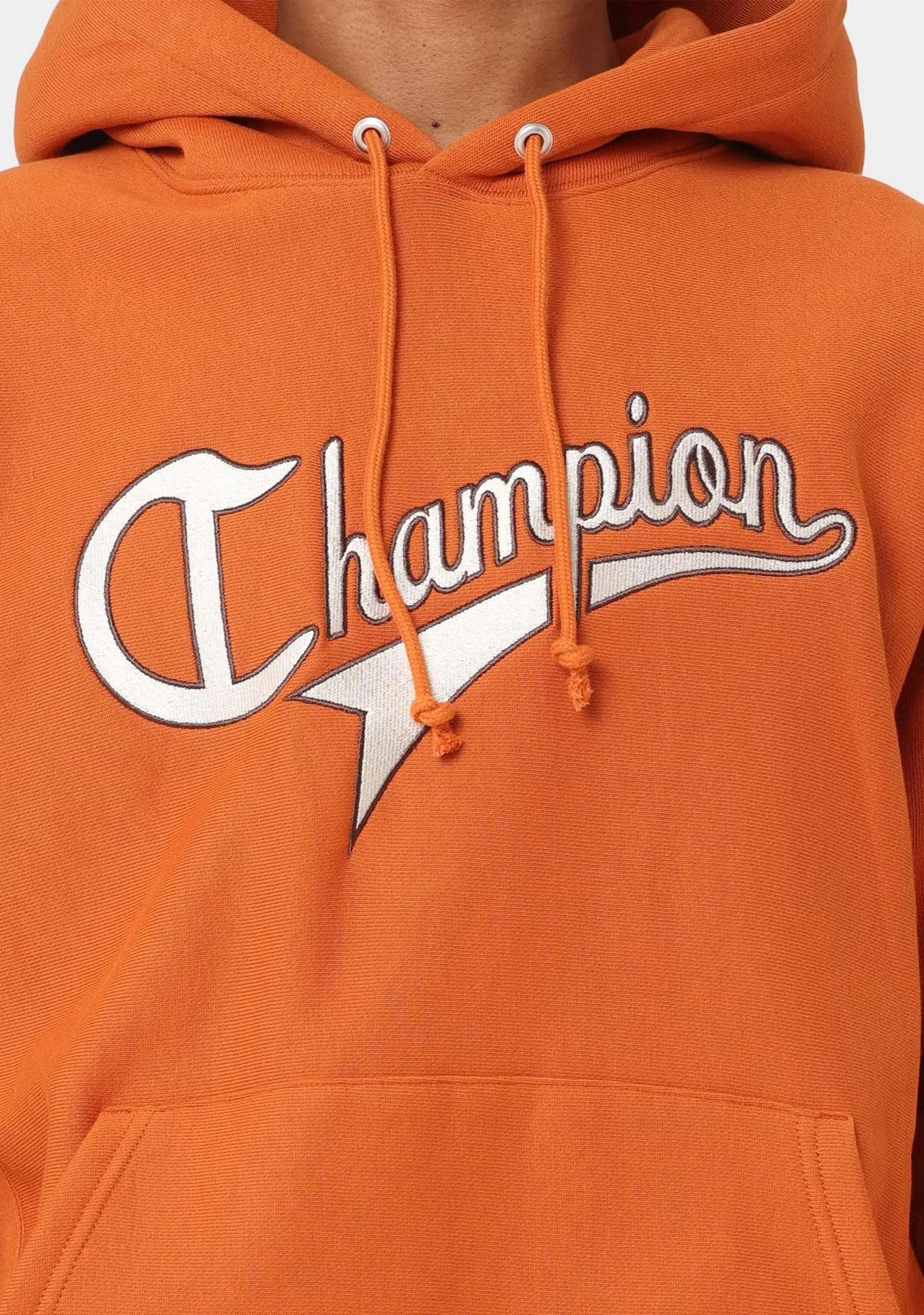 Champion Herren Reverse Weave College Schriftzug Hoodie <br> AUVLN LAJ