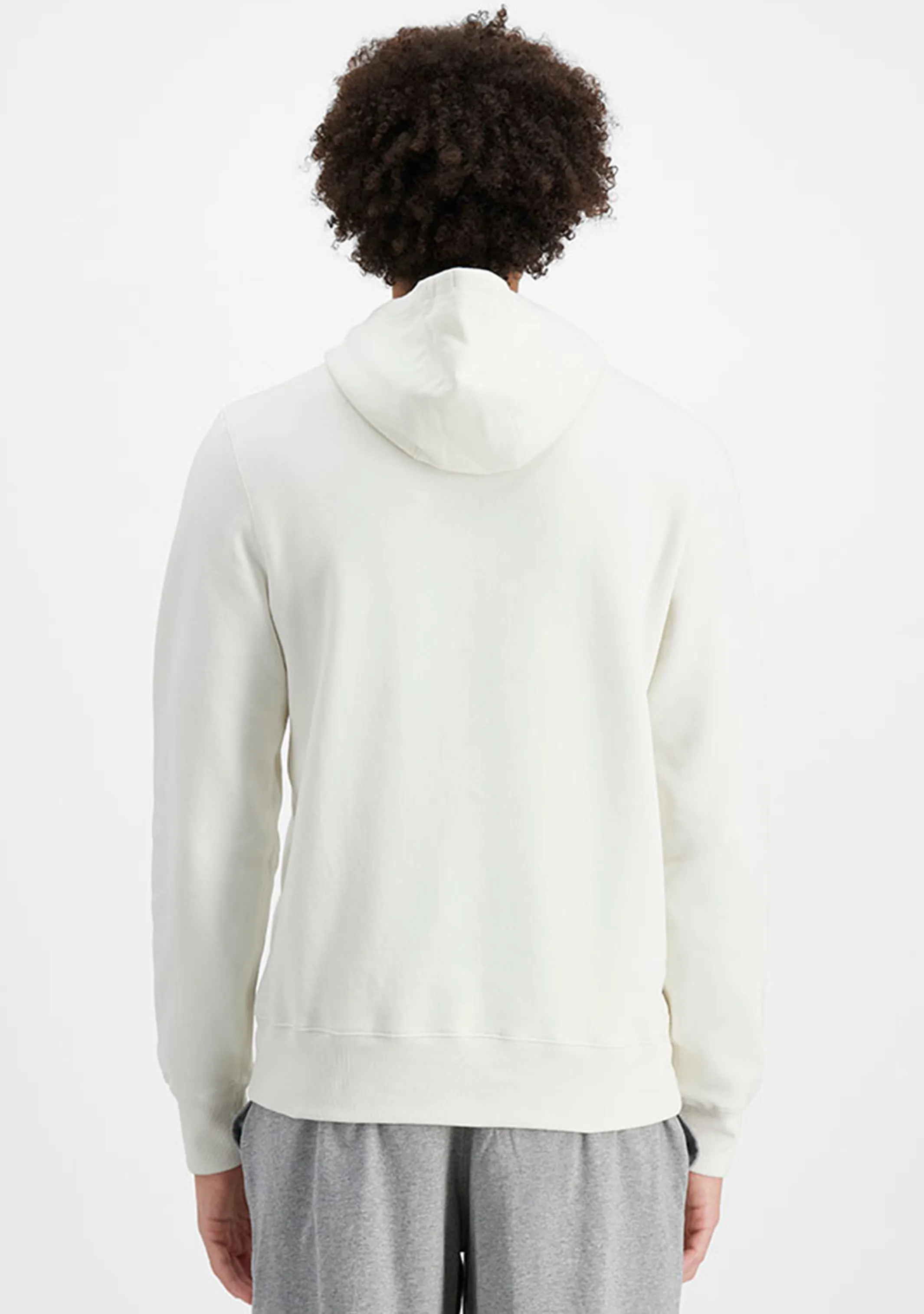 Champion Herren Script Hoodie Mascarpone <br> AY79N XMR