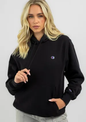 Champion Damen French Terry Kapuzenpullover <br> CT6XN Schwarz