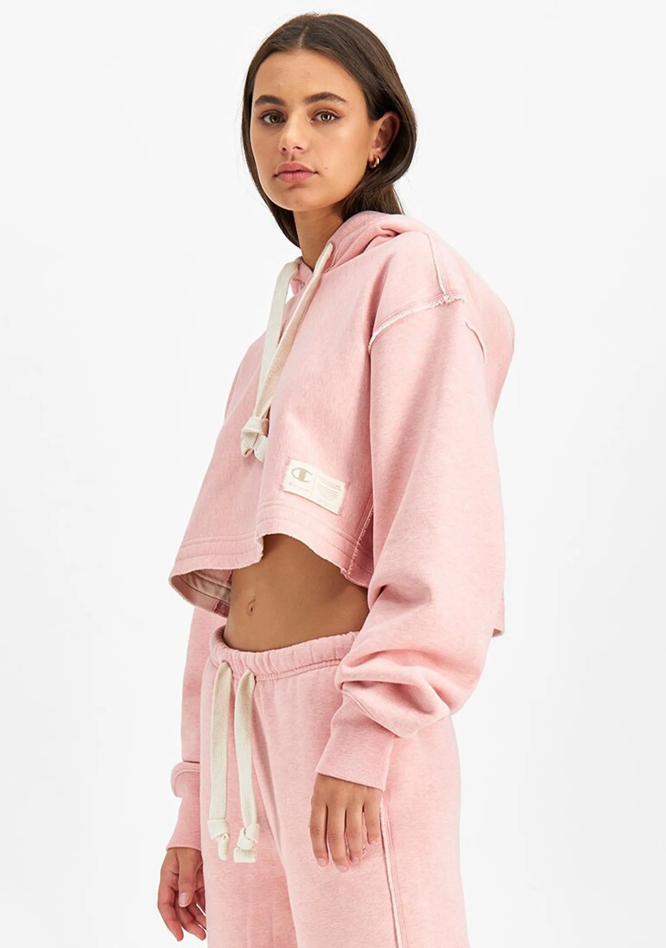 Champion Damen Lifestyle Natural State Cropped Hoodie <BR> CT87A1 ASA