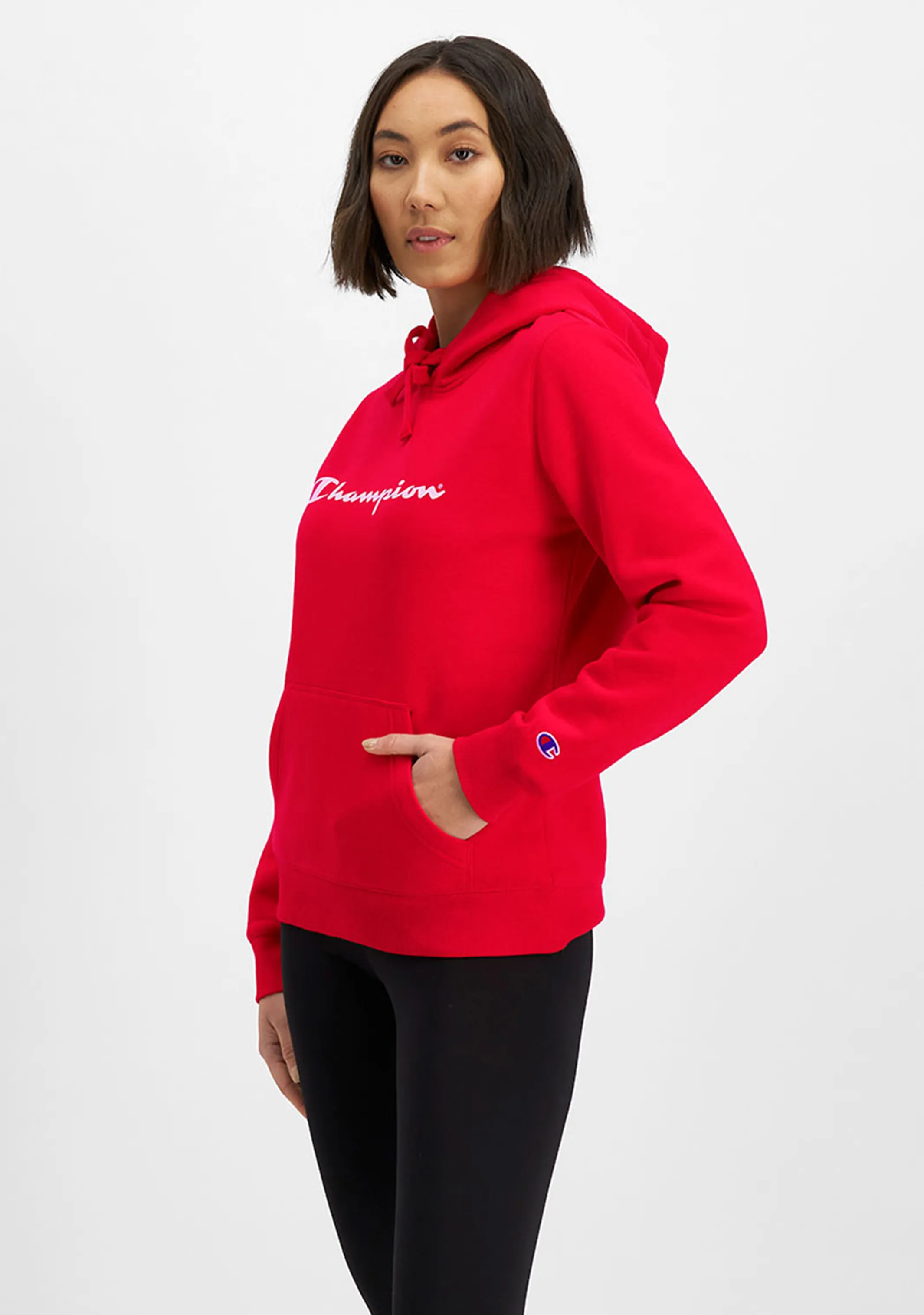 Champion Women’s Script Hoodie Zinnoberrot