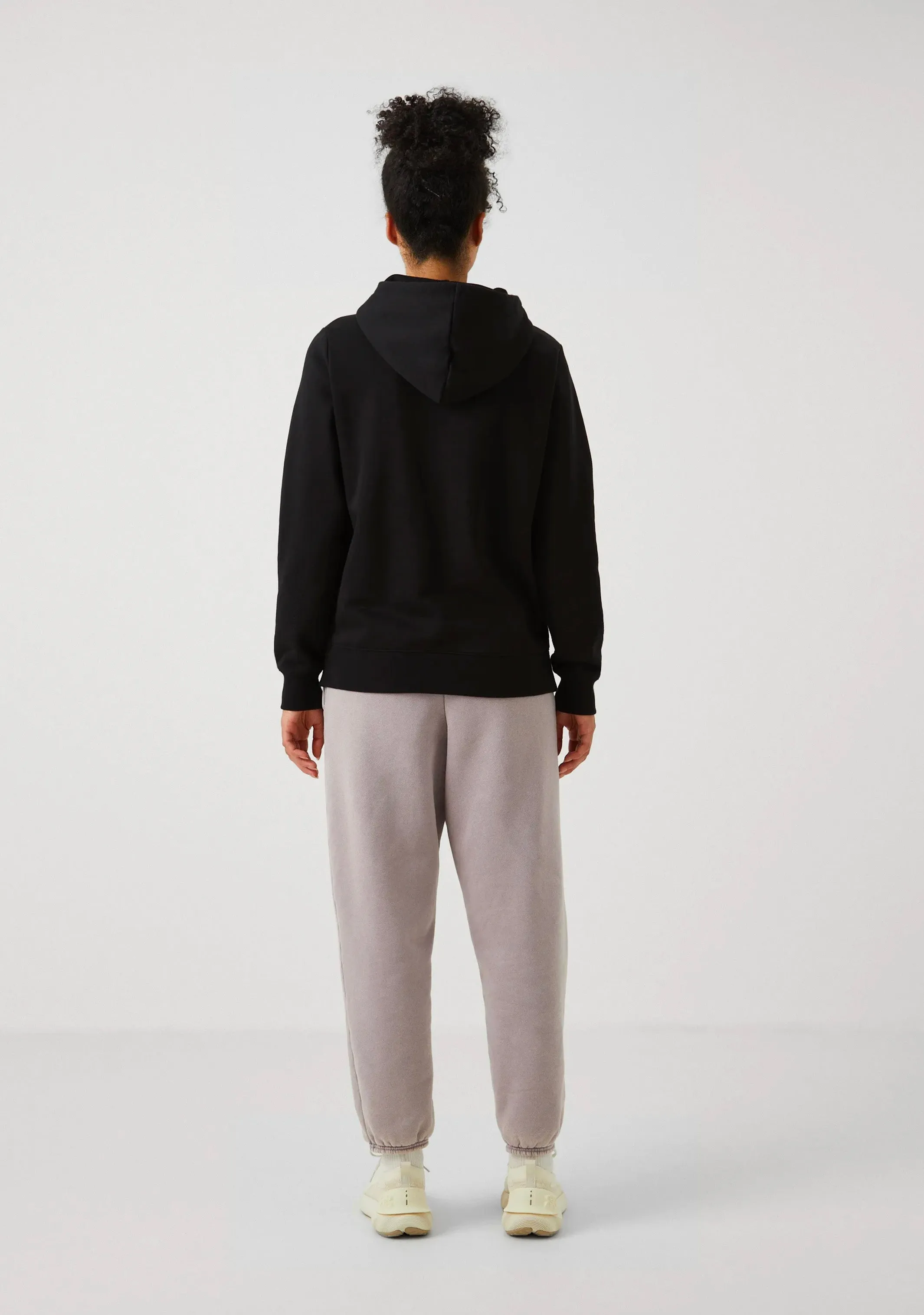 Champion Damen Script Logo Hoodie Schwarz