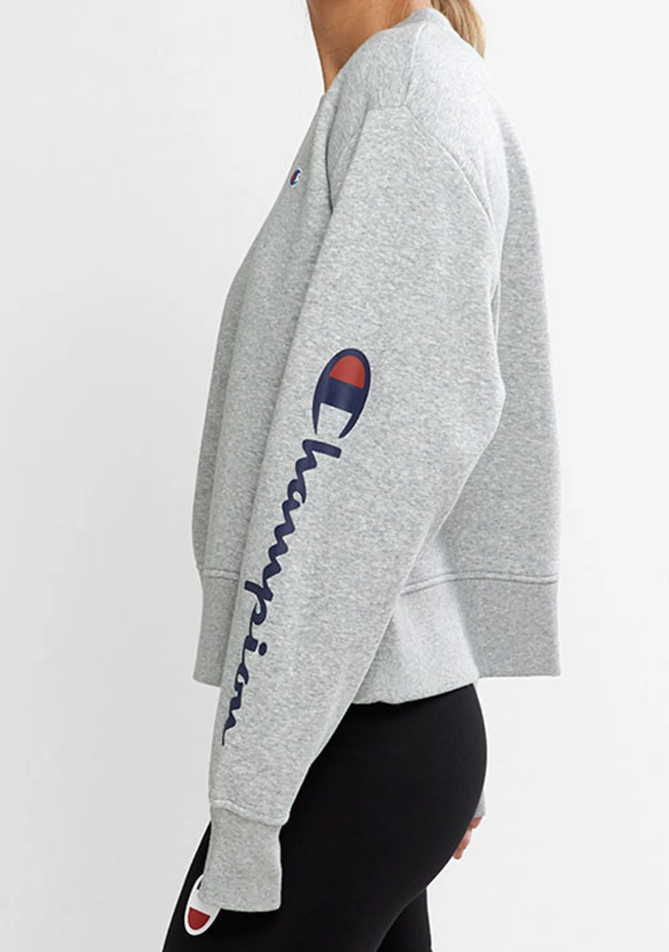 Champion Damen Sportliches Grafik Crop Crew <br> CTMVN 6Y7