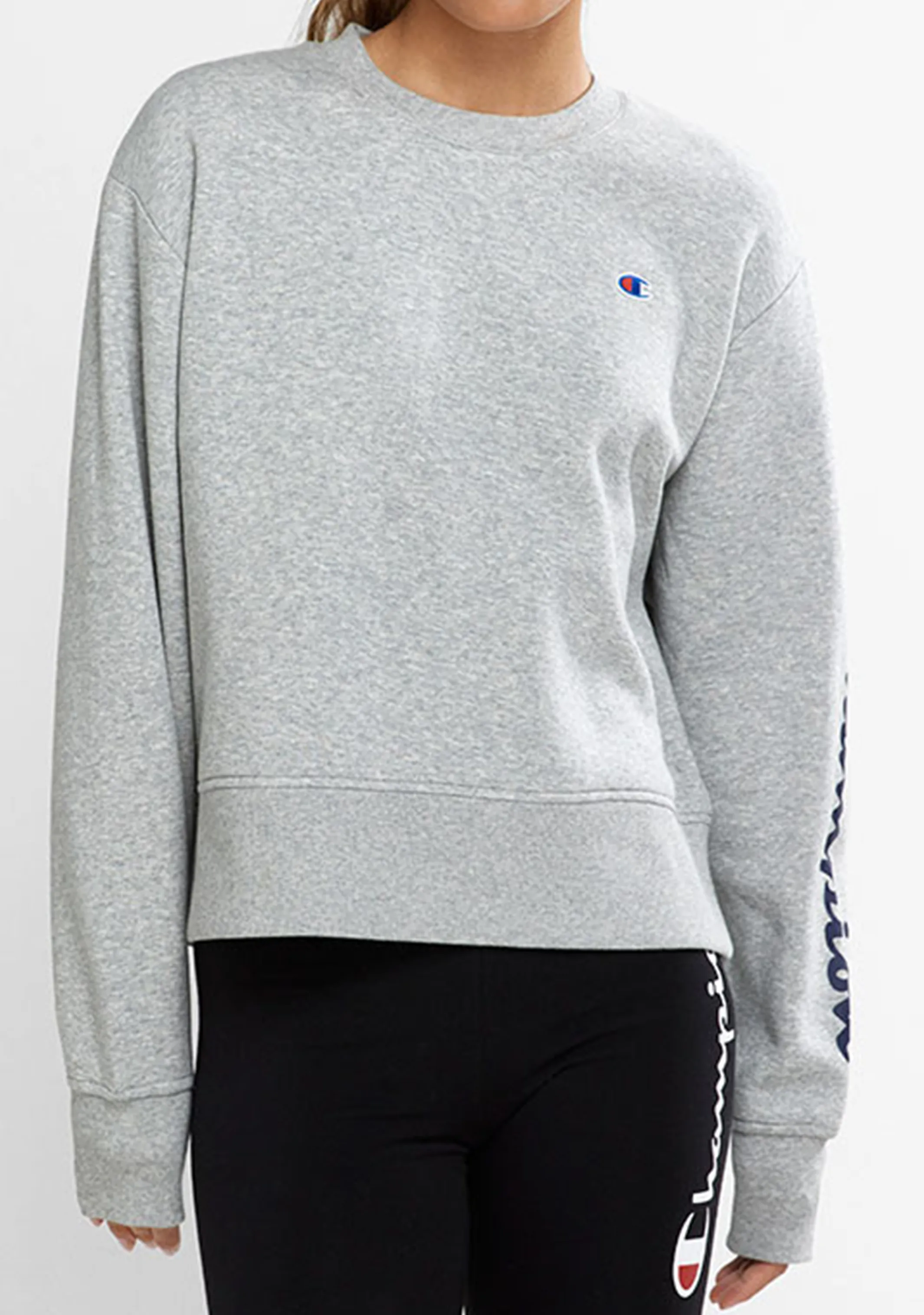 Champion Damen Sportliches Grafik Crop Crew <br> CTMVN 6Y7