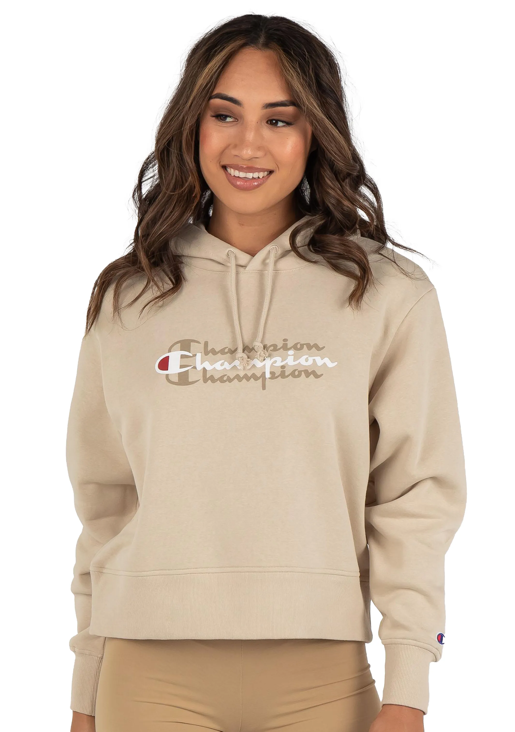 Champion Damen Sportliches Grafik Hoodie <br> CTMWN
