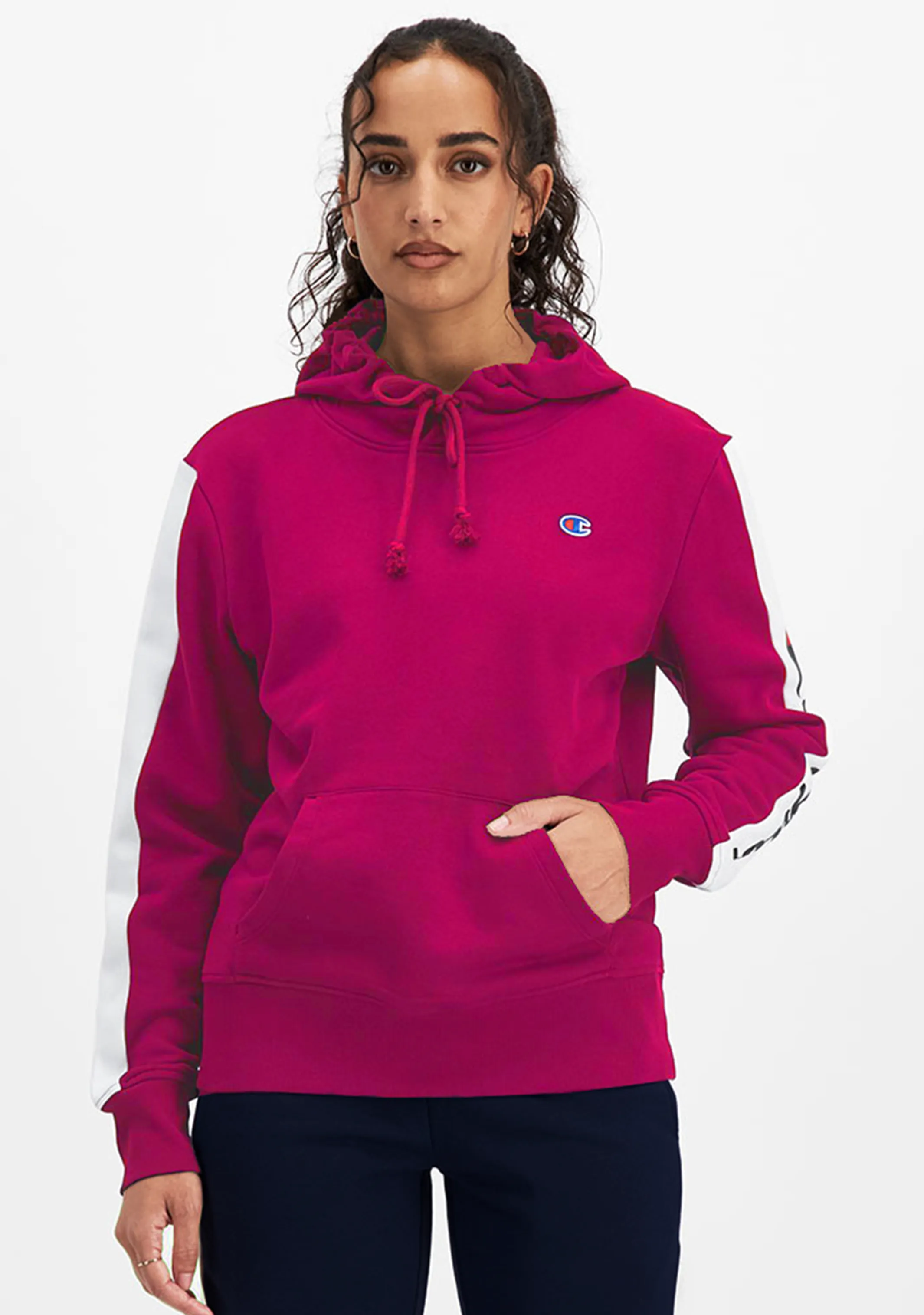 Champion Damen Sporty Panel Hoodie
