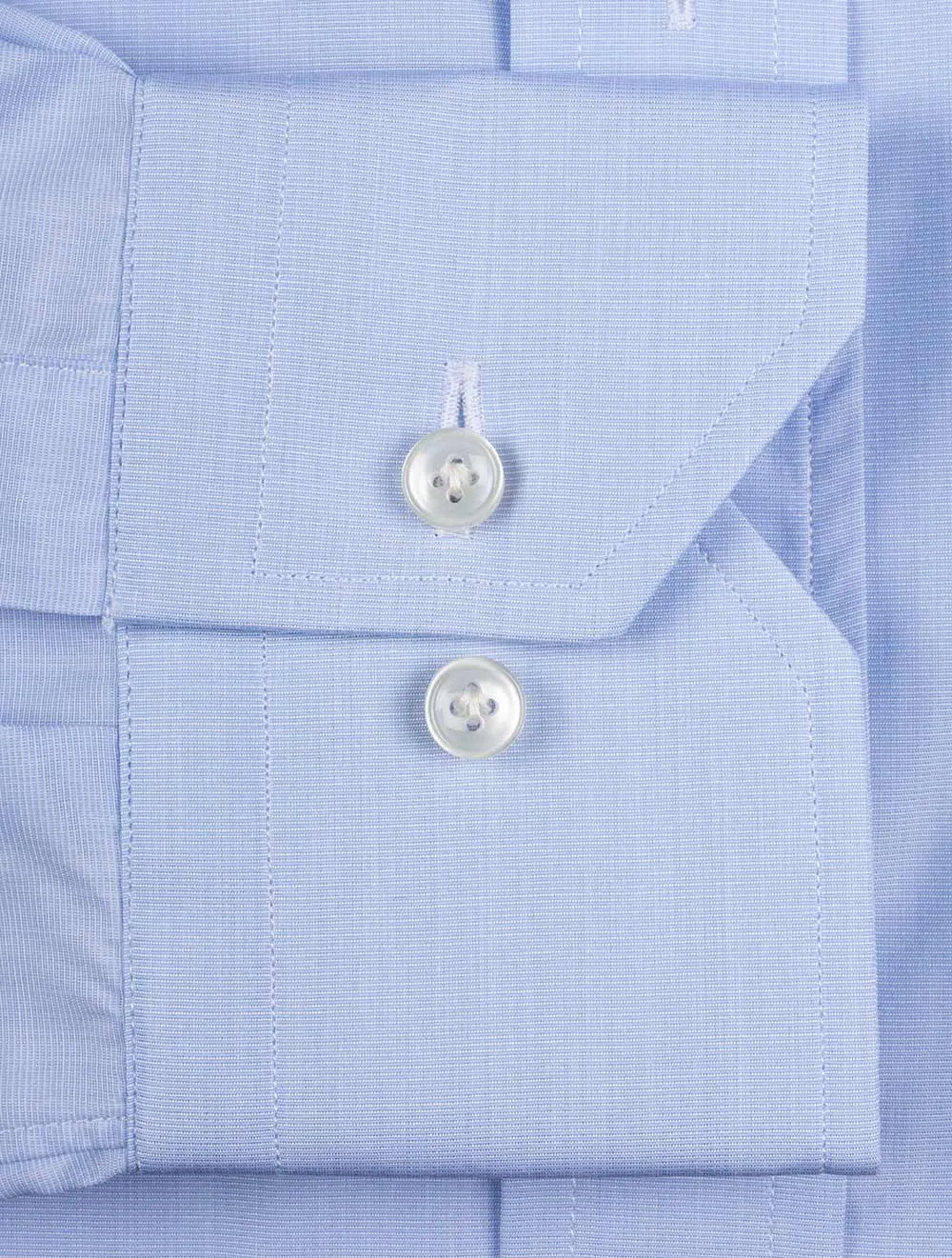 Klassisches T.Mason Einfarbiges Hemd Blau