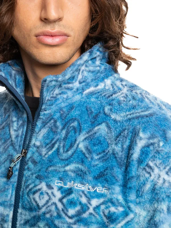 Clean Coasts Fleece-Jacke mit durchgehendem Reißverschluss