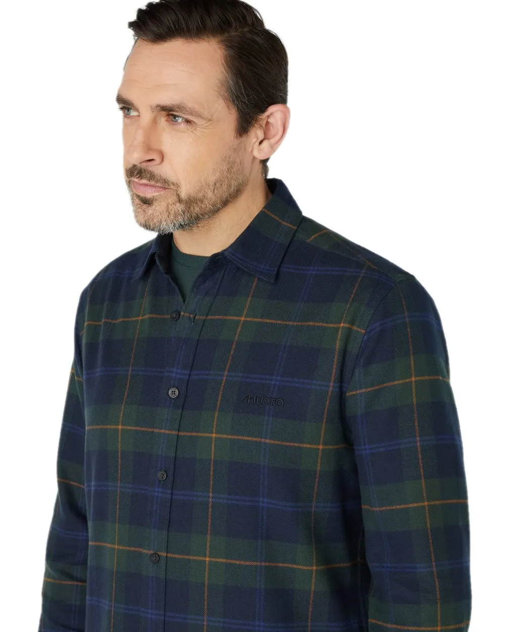 Kleidung Musto Musto Herren Langarm Flanellhemden