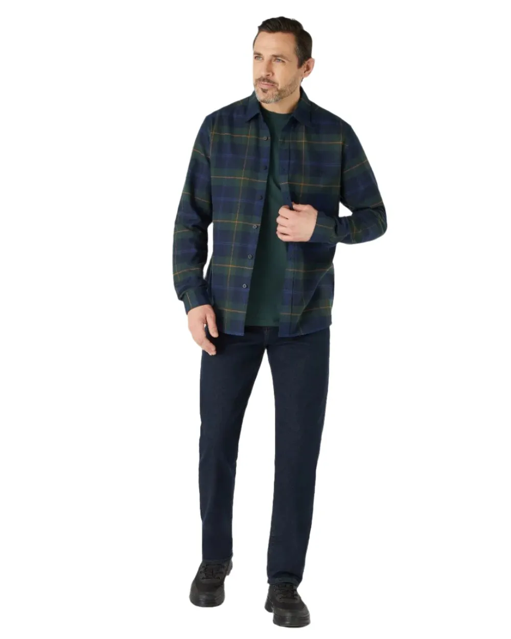 Kleidung Musto Musto Herren Langarm Flanellhemden