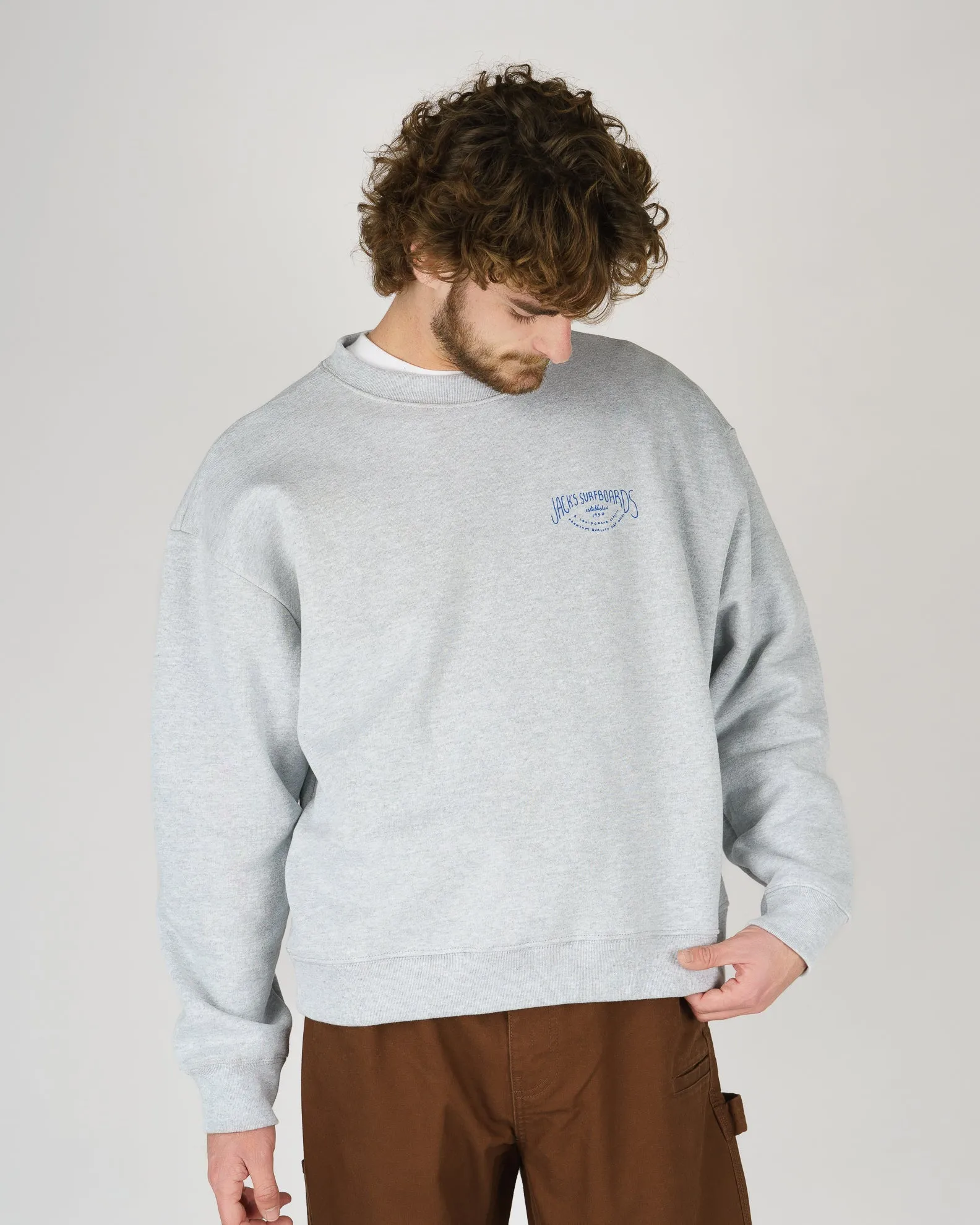 Crescent Schweres Rundenkragen-Shirt