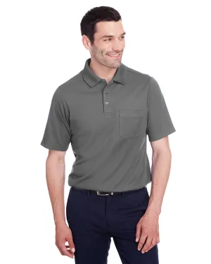 Devon & Jones DG20P Herren CrownLux Performance Geflochtenes Polo mit Tasche