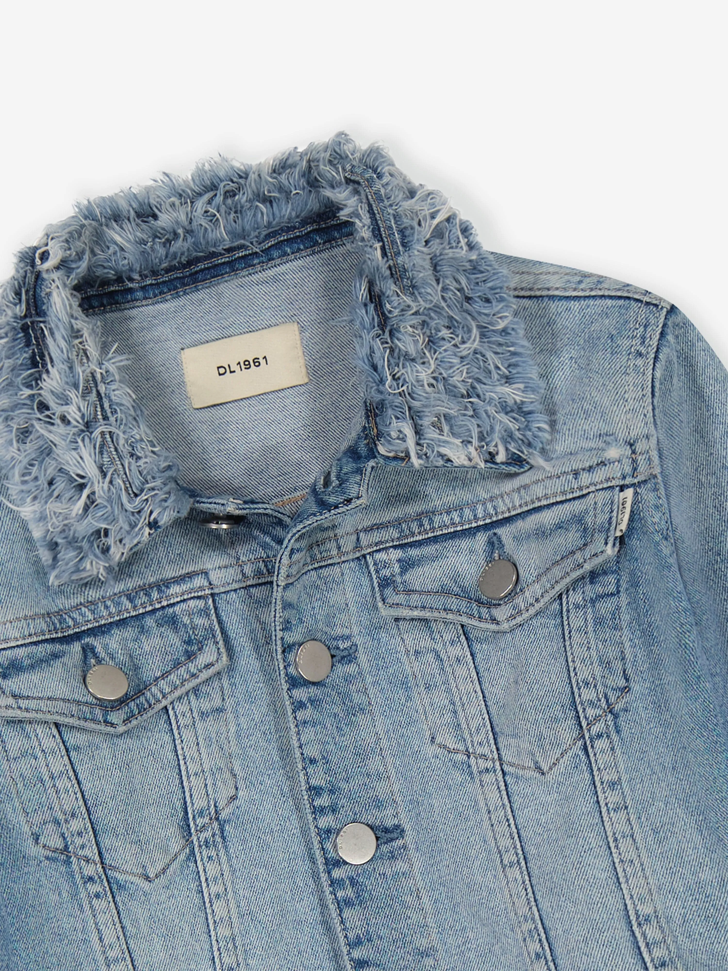 DL1961 Mädchen Manning Denim Jacke in Blau