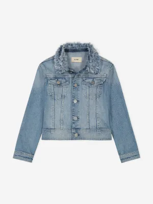 DL1961 Mädchen Manning Denim Jacke in Blau