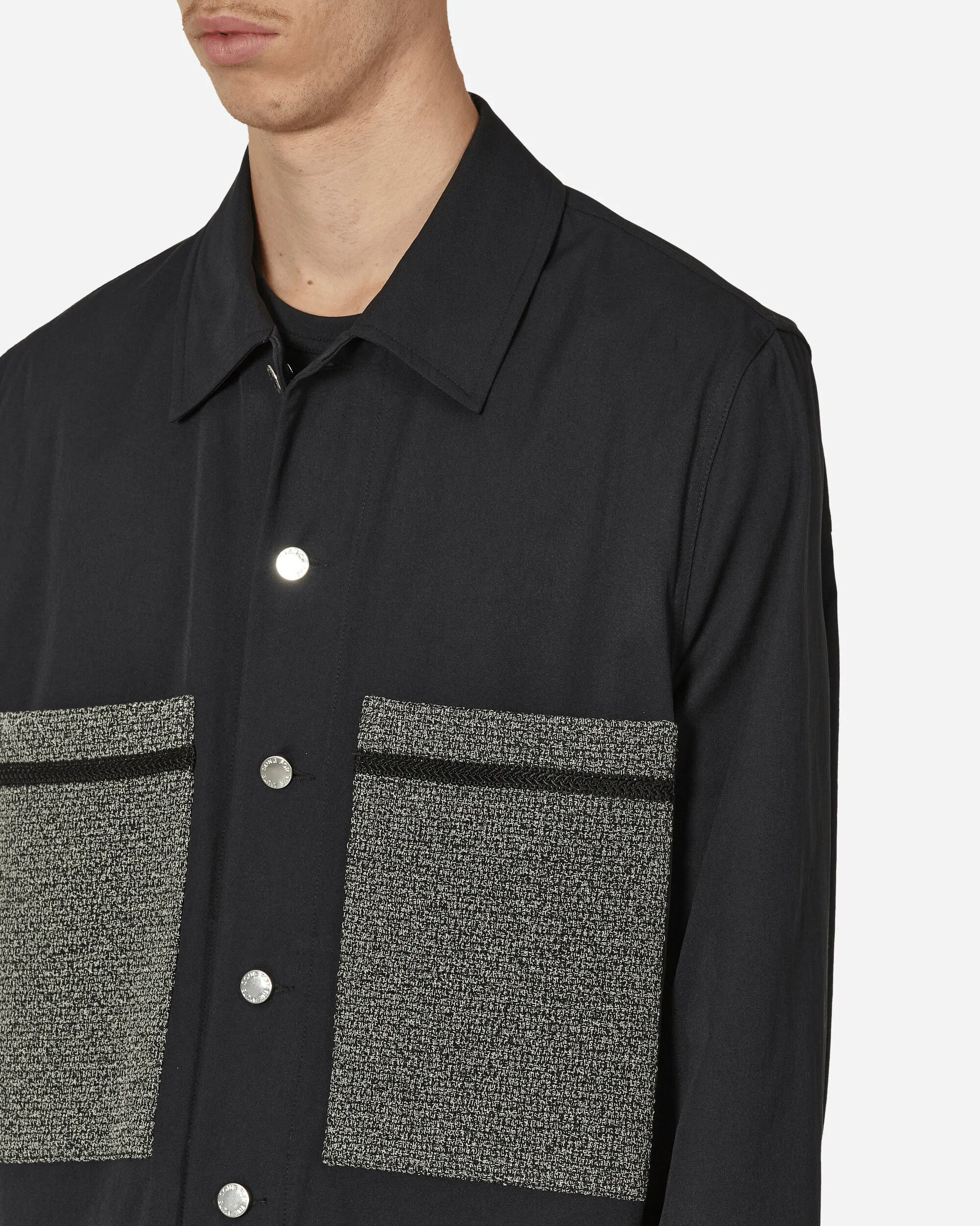 Trockene Baumwoll-Boxjacke Schwarz
