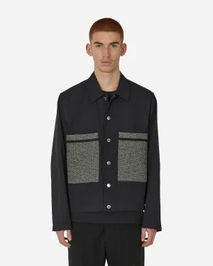 Trockene Baumwoll-Boxjacke Schwarz