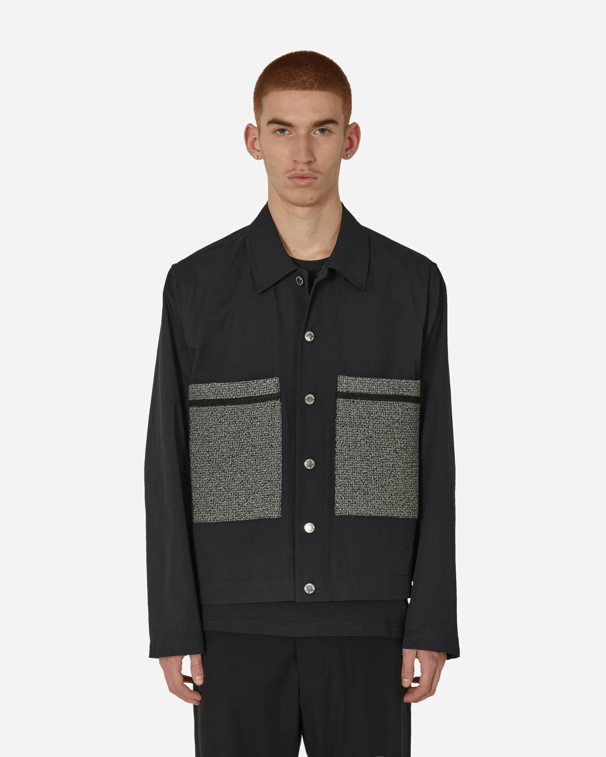 Trockene Baumwoll-Boxjacke Schwarz