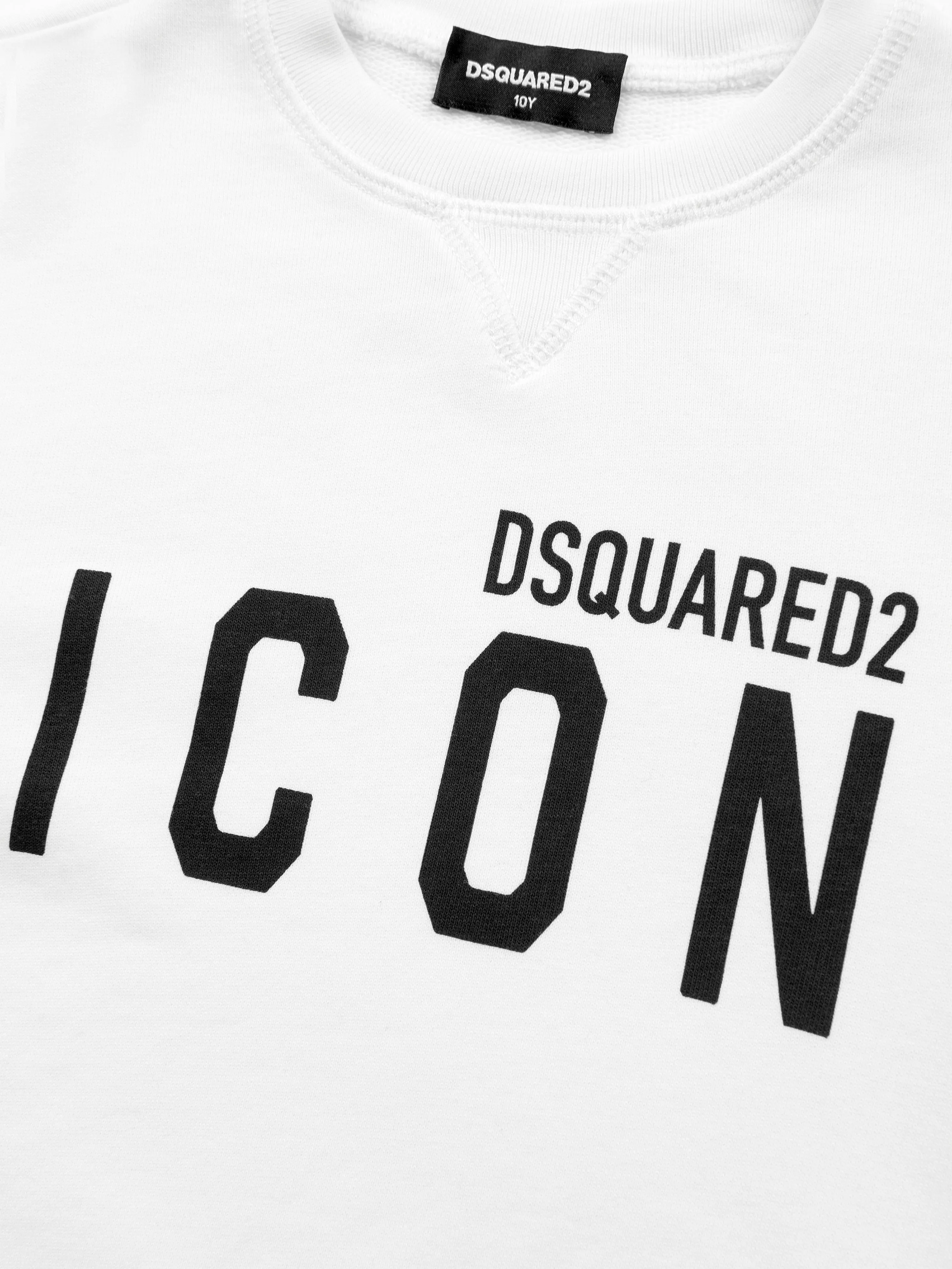 Dsquared2 Kids Icon Sweatshirt in Weiß