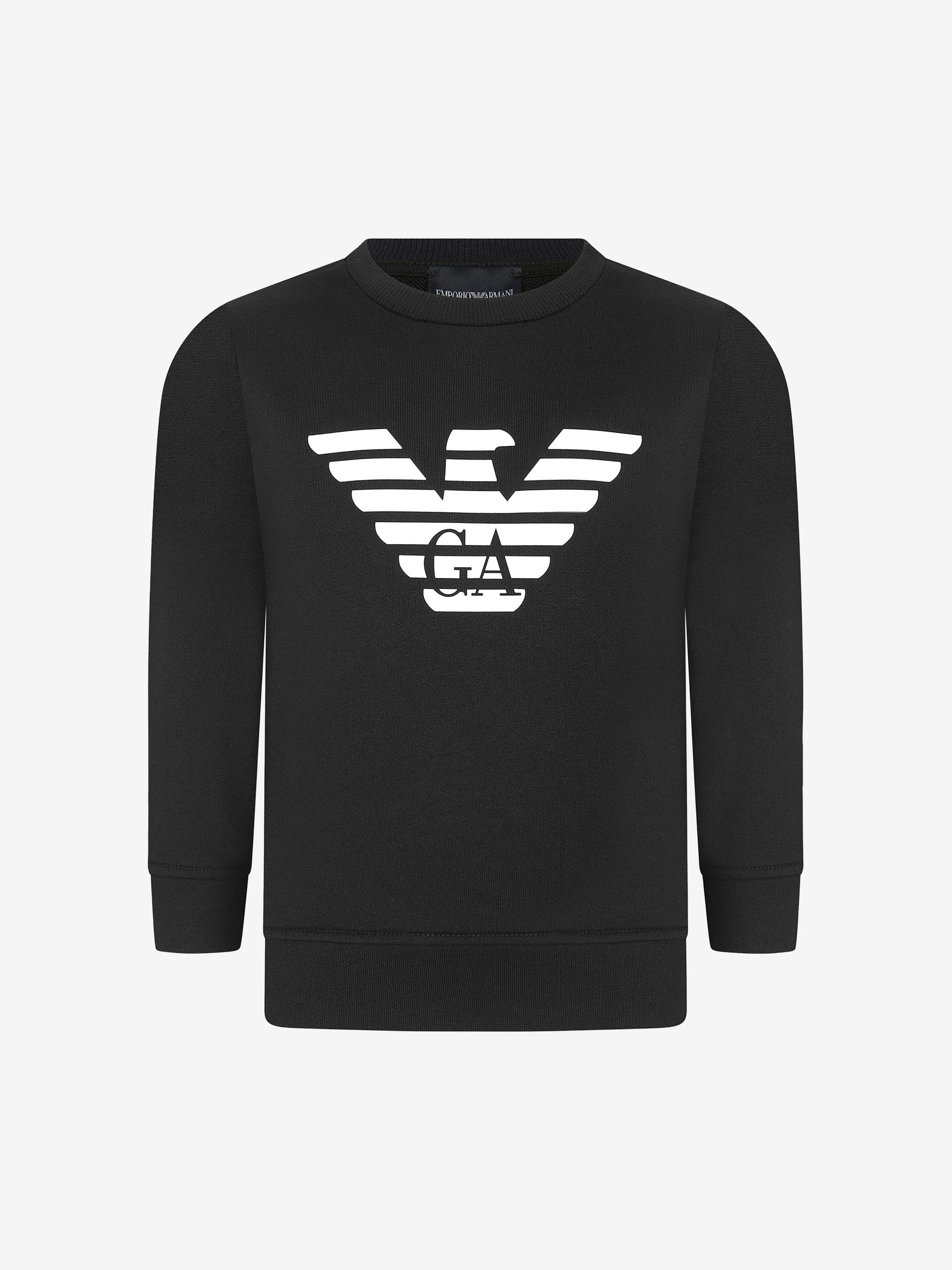 Emporio Armani Jungen Baumwollmix Logo-Sweatshirt