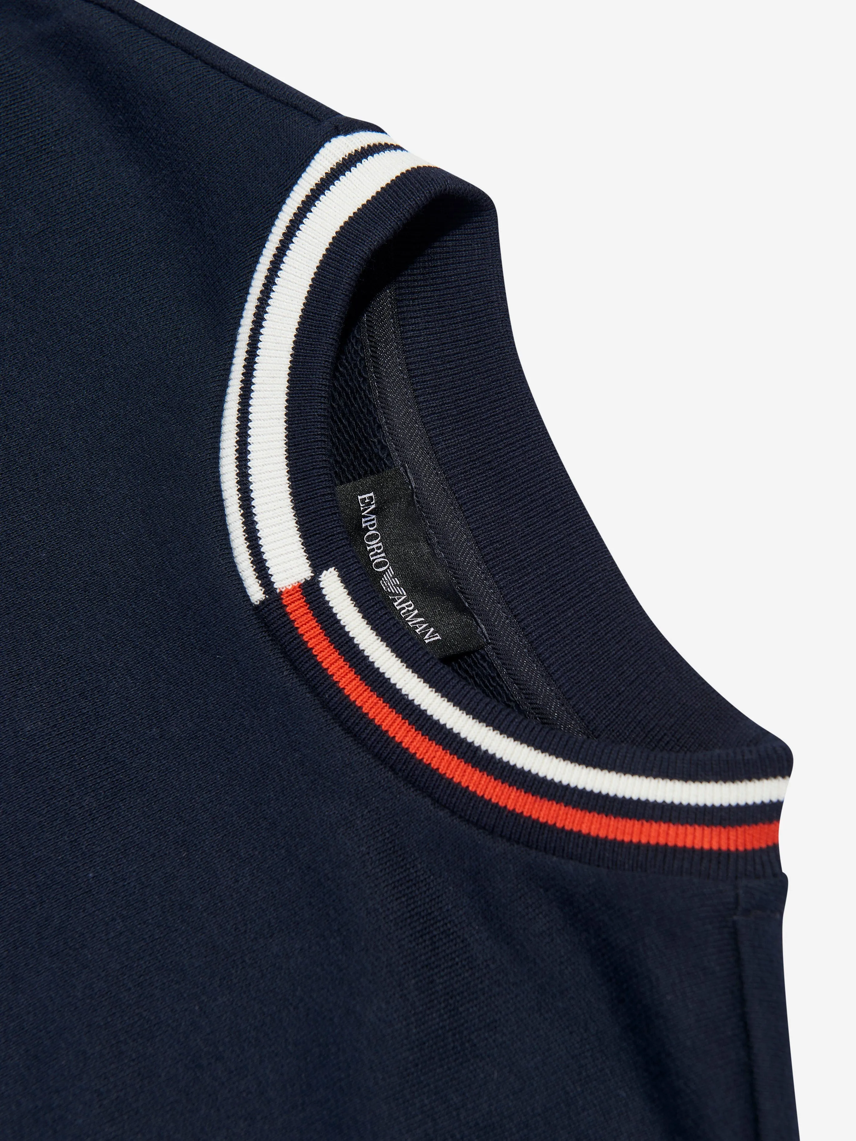 Emporio Armani Jungen Logo-Sweatshirt in Marineblau