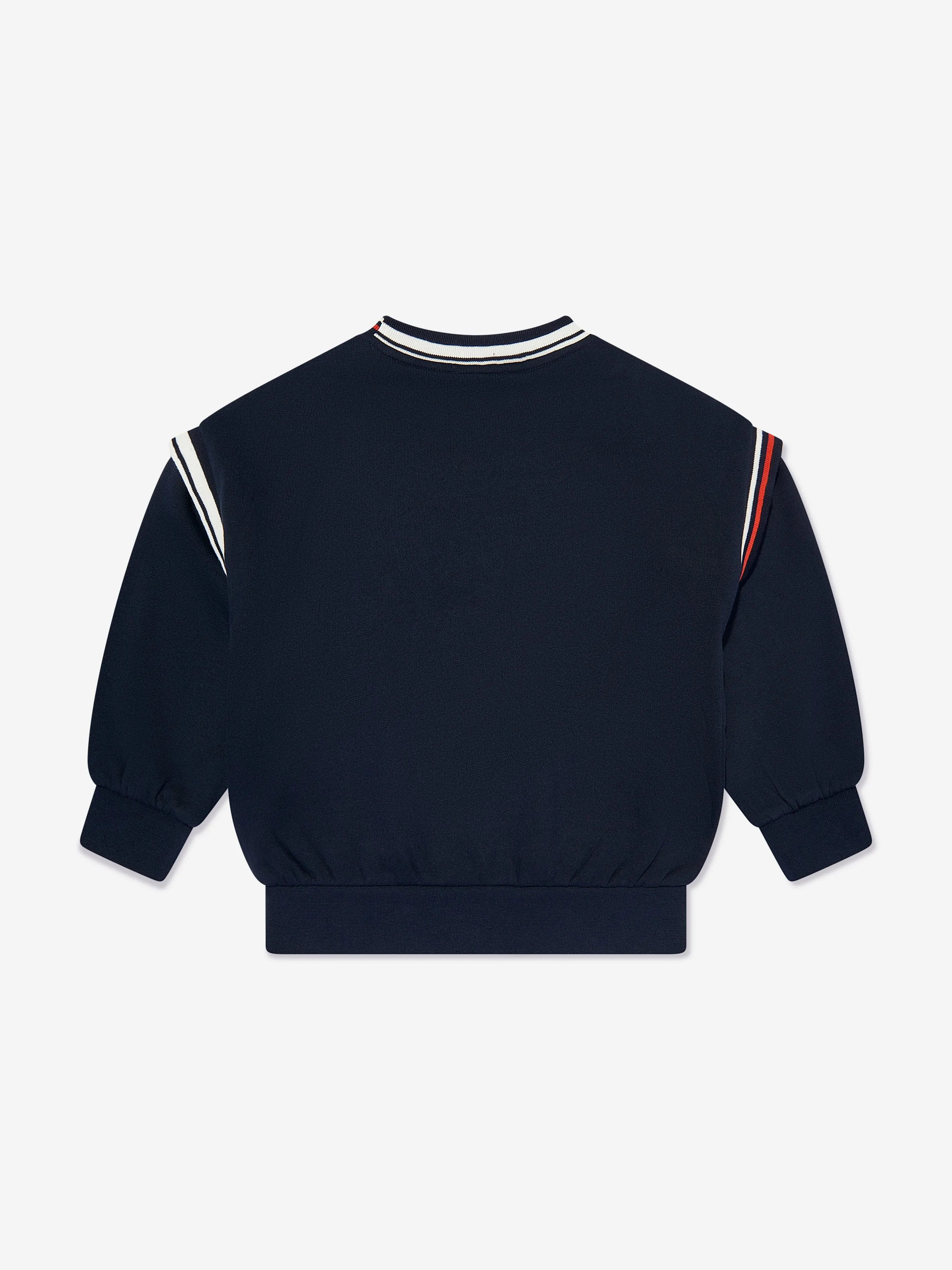 Emporio Armani Jungen Logo-Sweatshirt in Marineblau
