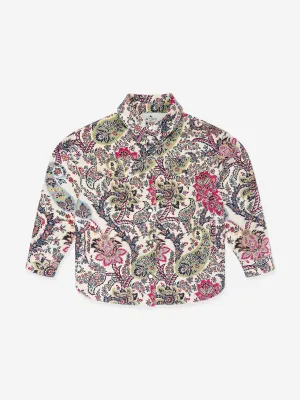 Etro Mädchen Blumen-Paisley-Jacke in Mehrfarben