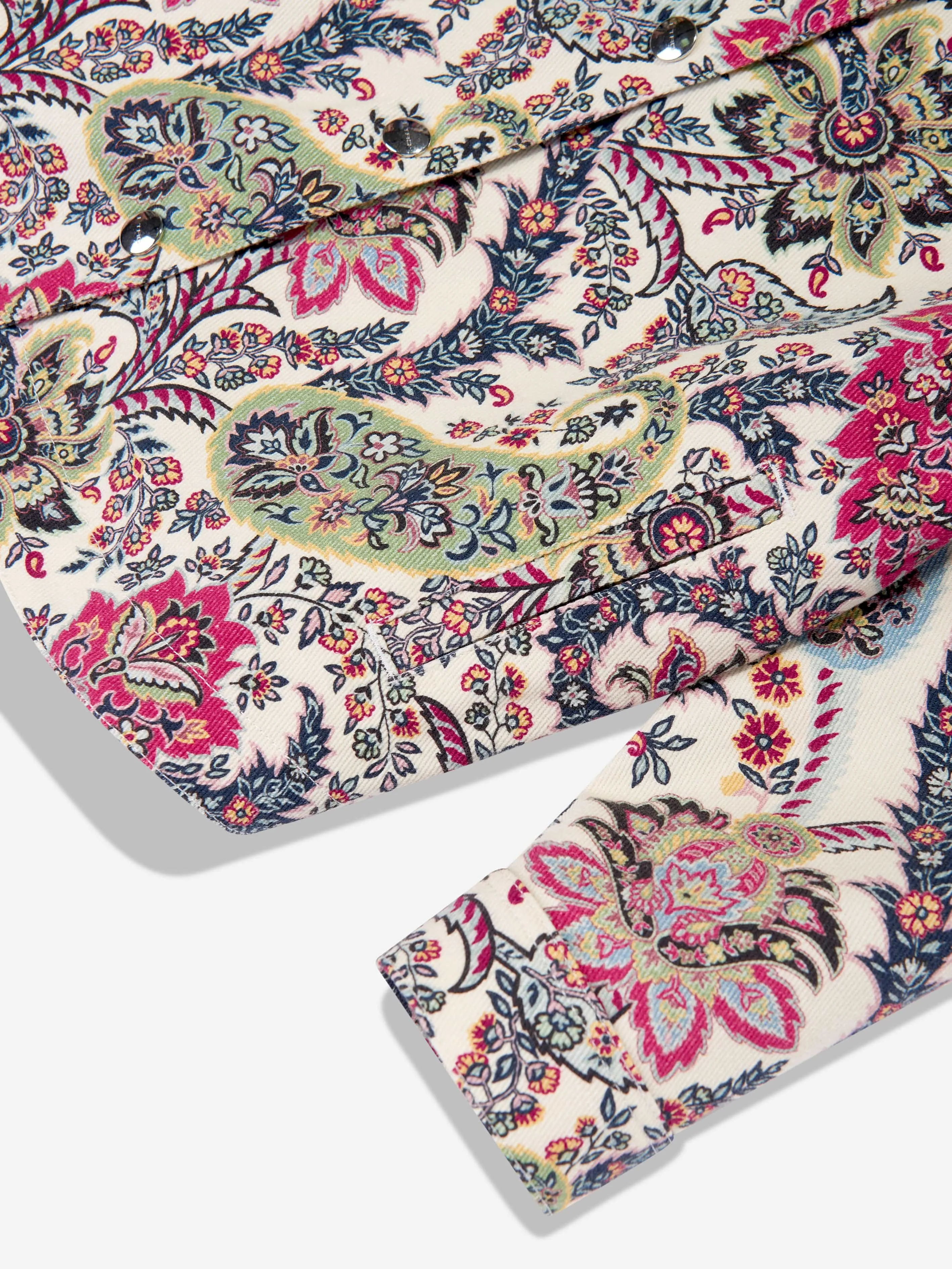 Etro Mädchen Blumen-Paisley-Jacke in Mehrfarben