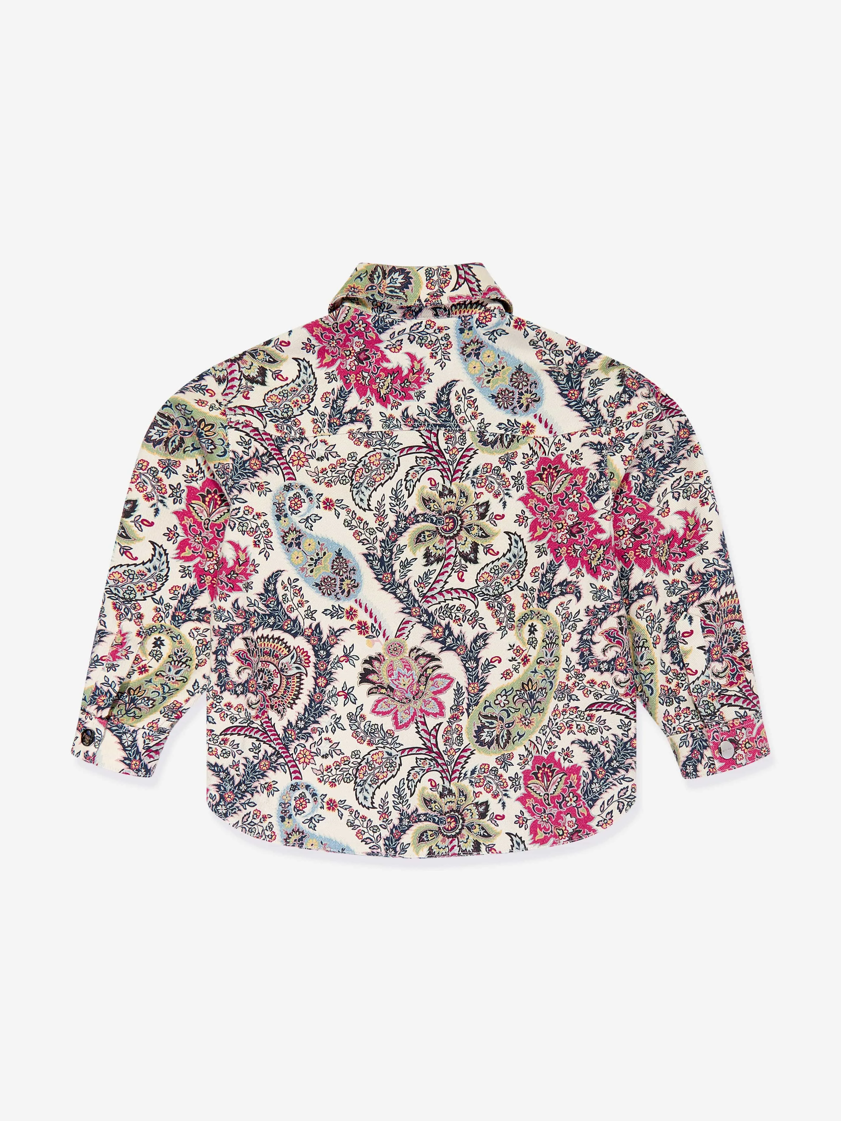 Etro Mädchen Blumen-Paisley-Jacke in Mehrfarben